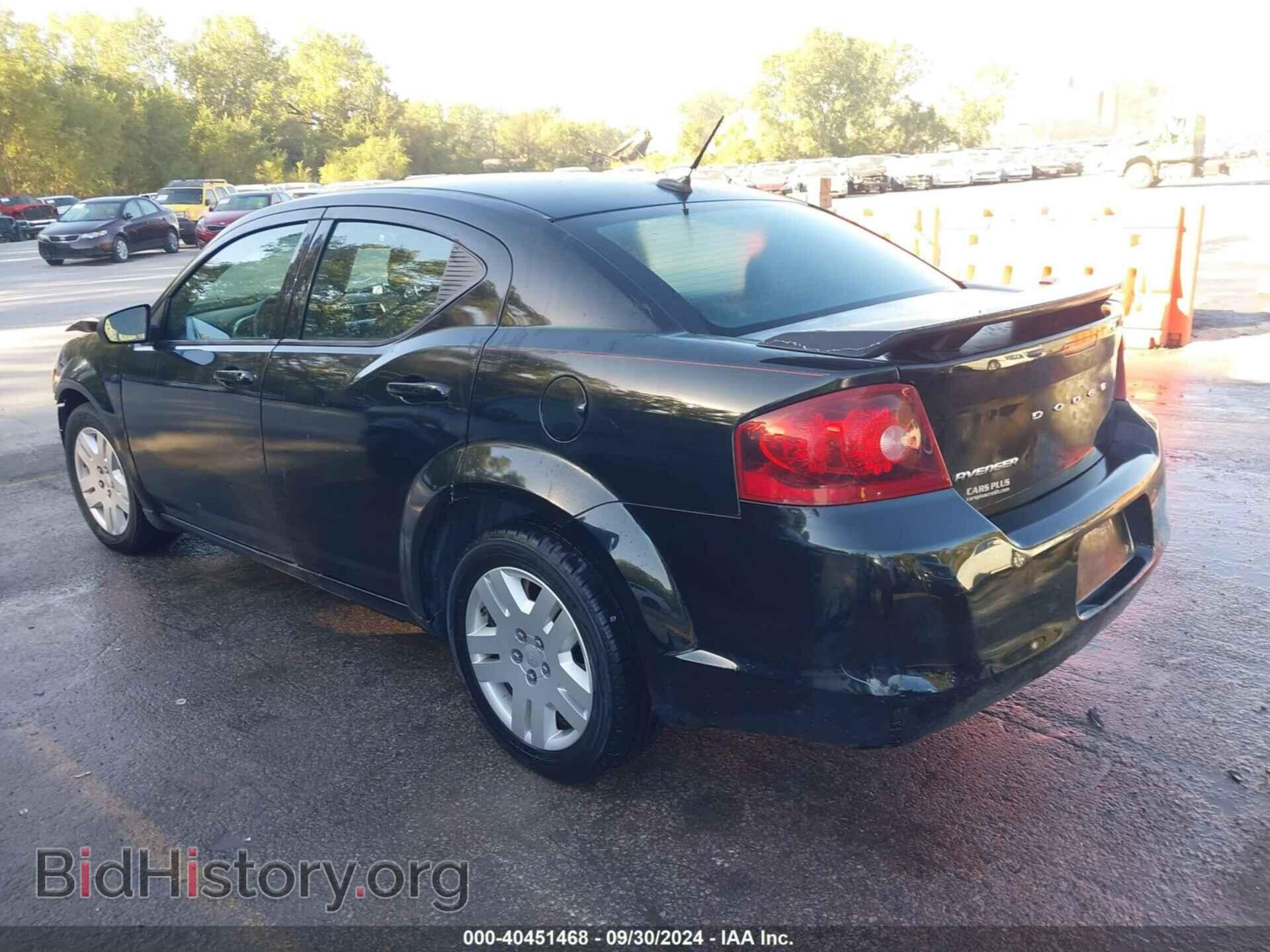 2012 DODGE AVENGER - VIN: 1C3CDZAB5CN132902 - Фото 3