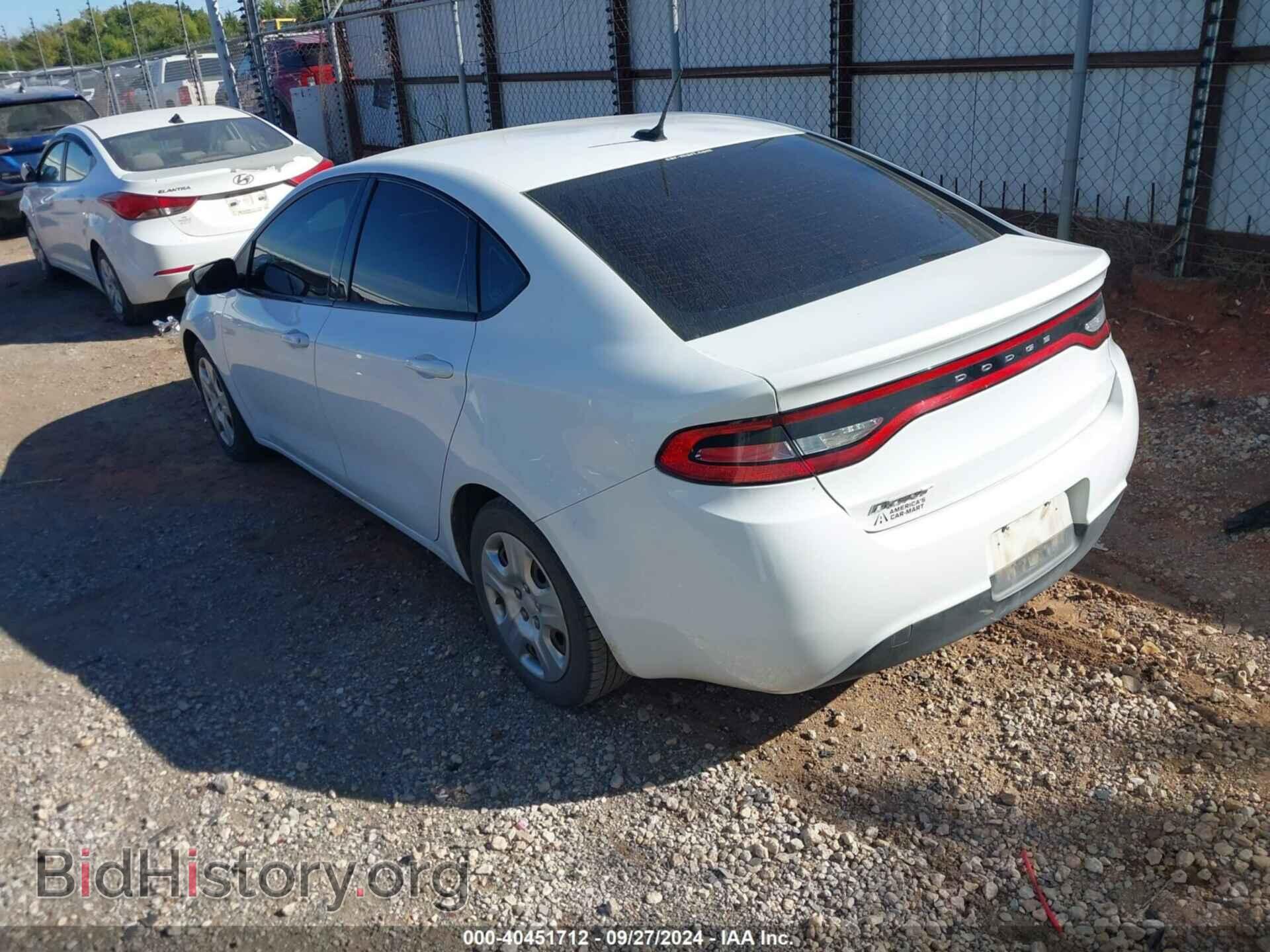 2015 DODGE DART - VIN: 1C3CDFAA4FD194565 - Фото 3