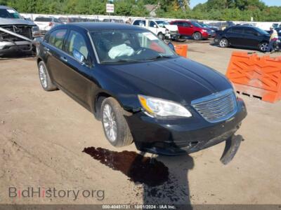 2012 Chrysler 200 Limited, черный — VIN 1C3CCBCBXCN162338, IAAI