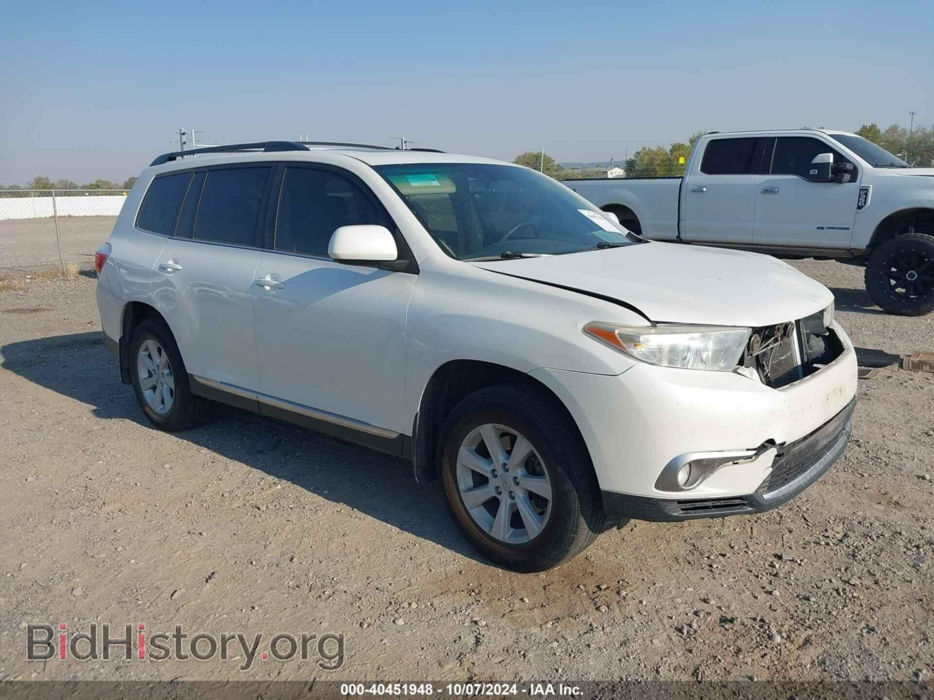 Photo 5TDBK3EH8DS235977 - TOYOTA HIGHLANDER 2013