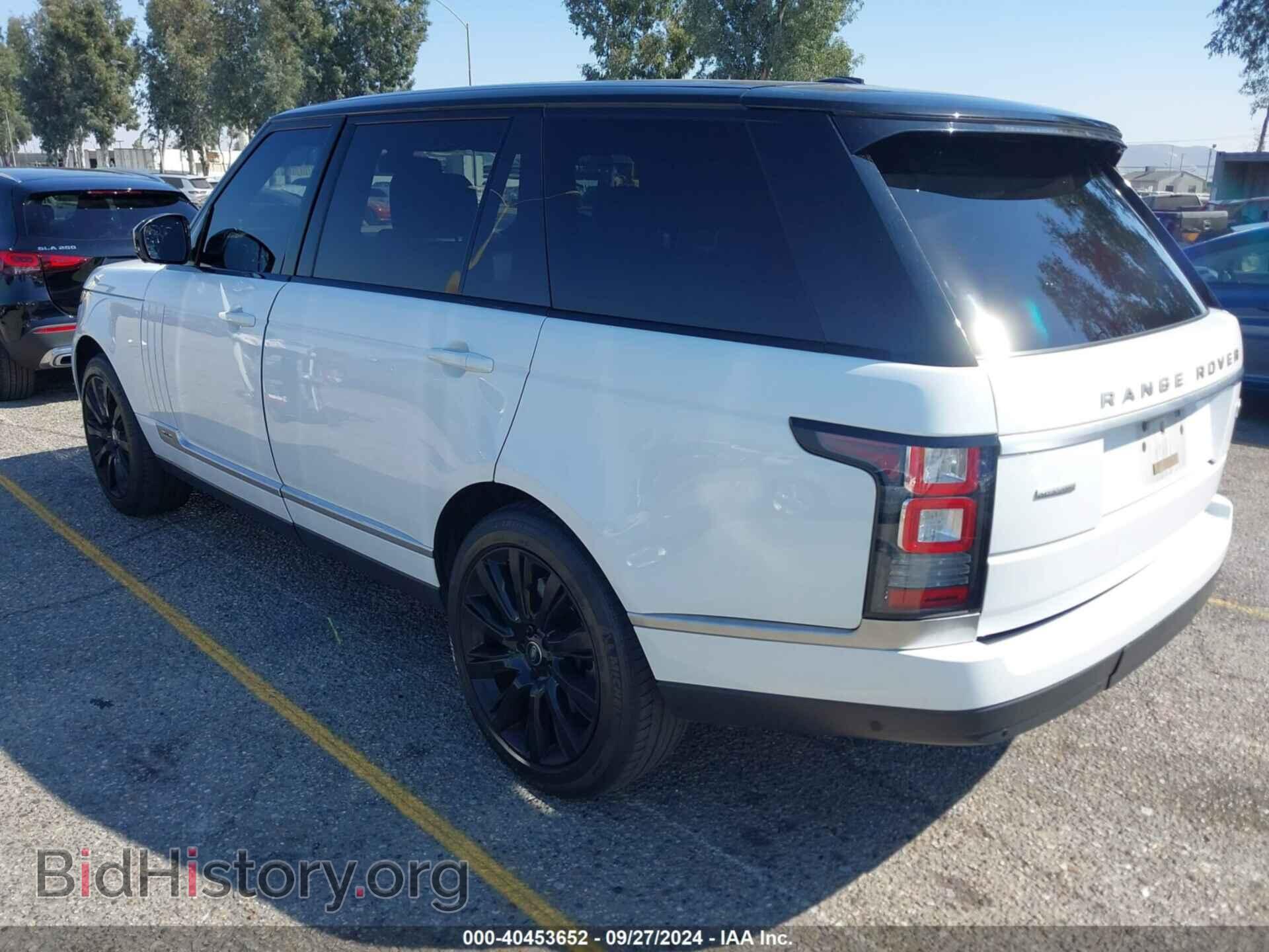 2015 LAND ROVER RANGE ROVER - VIN: SALGS3TF0FA205730 - Фото 3