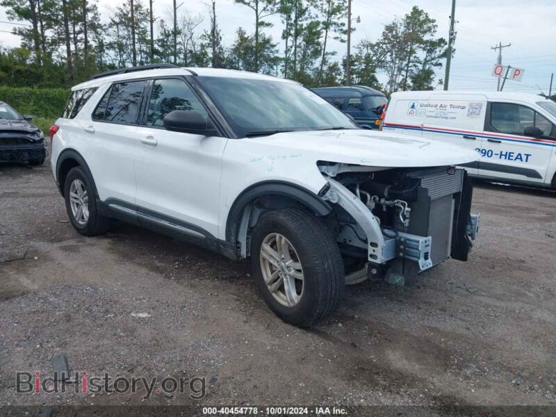 2022 Ford EXPLORER XLT (VIN 1FMSK7DH6NGB02165) — фото 1 из 17, IAAI, повреждение: передняя часть