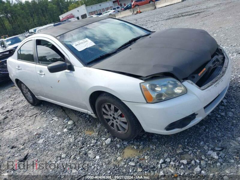 2012 Mitsubishi GALANT FE (VIN 4A32B2FF7CE022348) — photo 1 of 11, IAAI, damage: front end