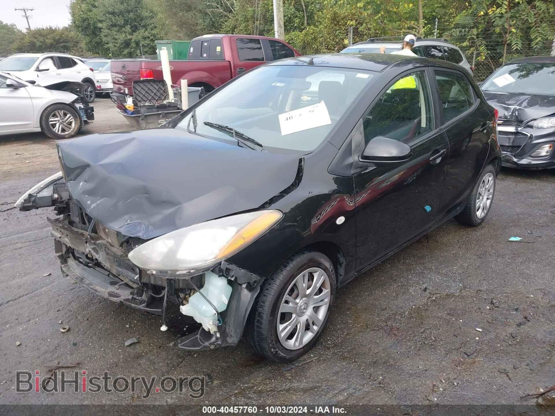 2012 MAZDA MAZDA2 - VIN: JM1DE1KY3C0136378 - Фото 2