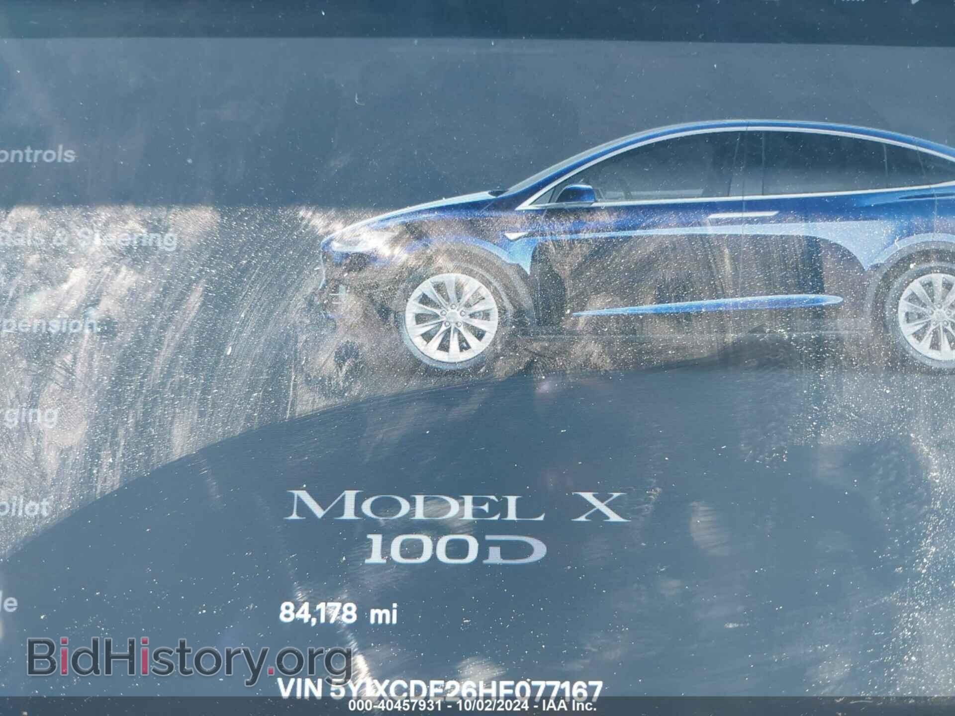 2017 TESLA MODEL X - VIN: 5YJXCDE26HF077167 - Photo 7