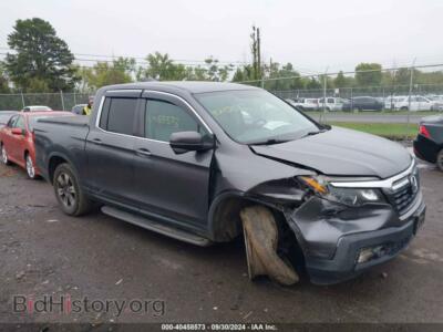 2017 Honda RIDGELINE RTL-T, серый — VIN 5FPYK3F6XHB001462, IAAI