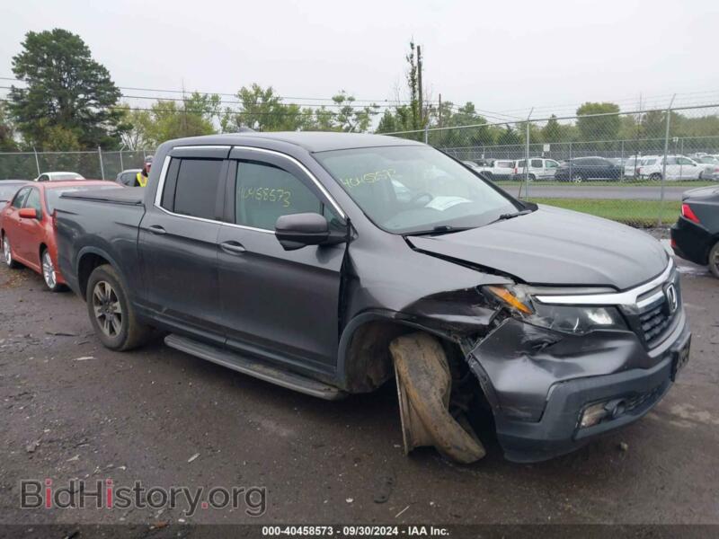 2017 Honda RIDGELINE RTL-T (VIN 5FPYK3F6XHB001462) — фото 1 из 16, IAAI, повреждение: правая передняя часть