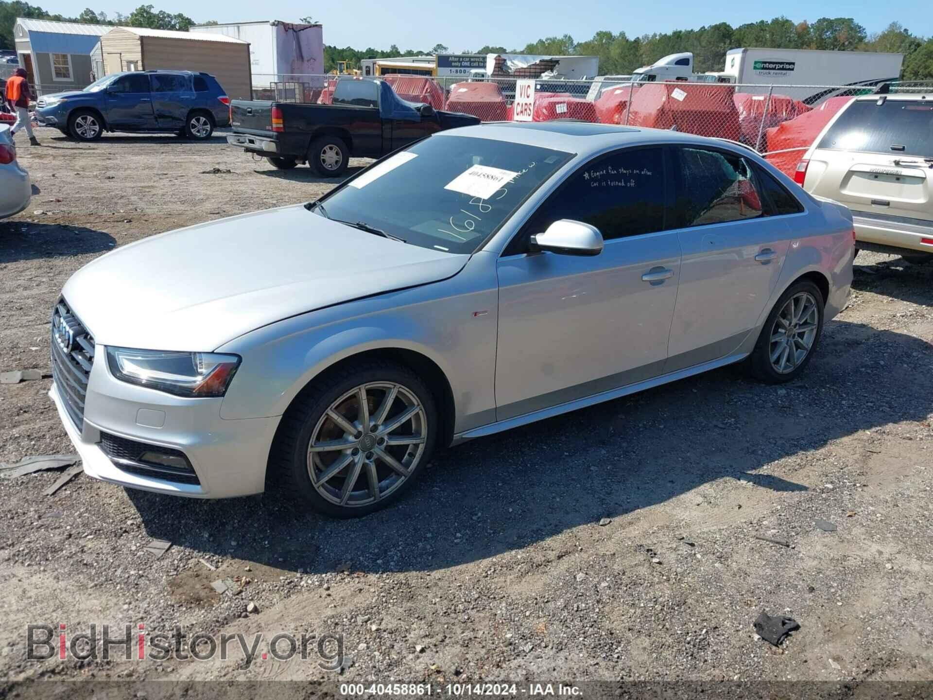 2014 AUDI A4 - VIN: WAUFFAFL2EA089312 - Фото 2