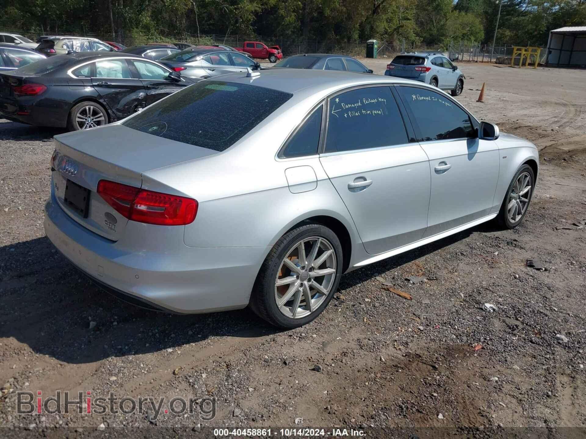 2014 AUDI A4 - VIN: WAUFFAFL2EA089312 - Фото 4