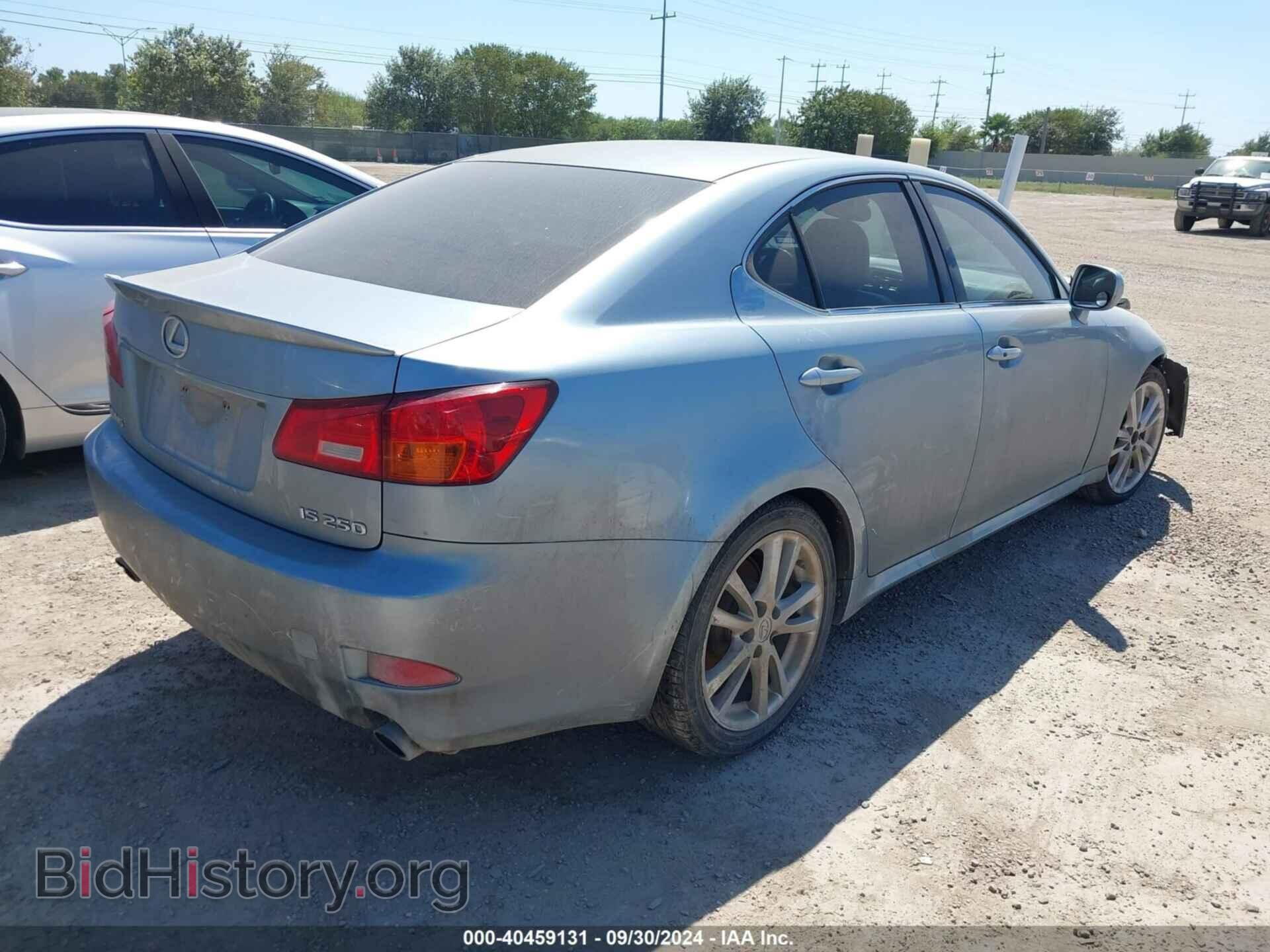 2006 LEXUS IS 250 - VIN: JTHBK262265000180 - Фото 4