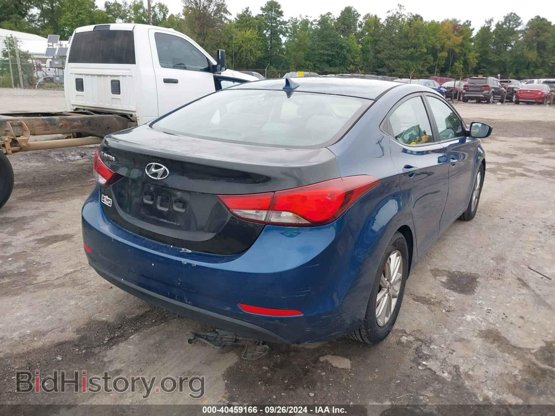 2014 HYUNDAI ELANTRA - VIN: KMHDH4AE5EU145445 - Фото 4