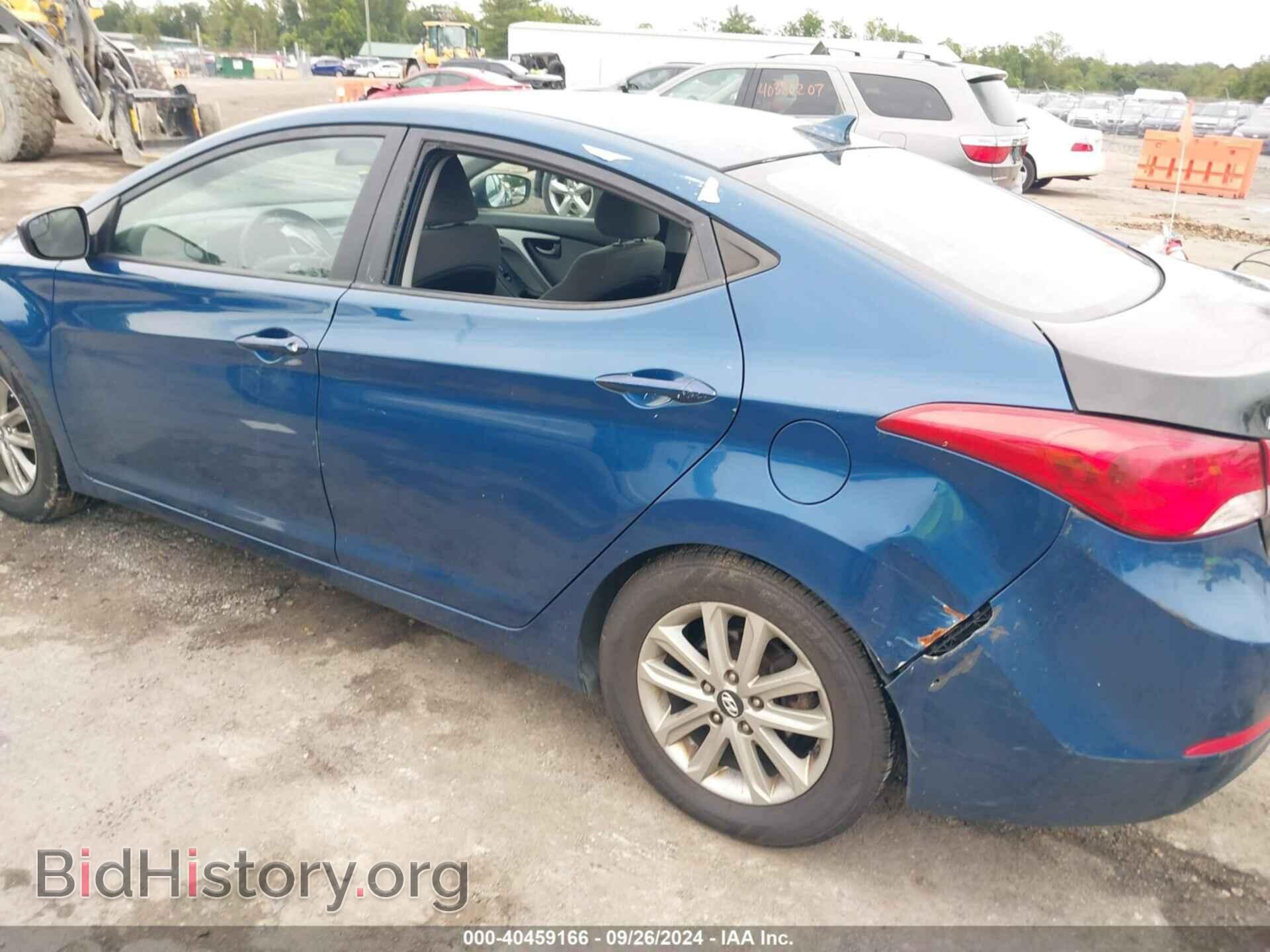 2014 HYUNDAI ELANTRA - VIN: KMHDH4AE5EU145445 - Фото 6
