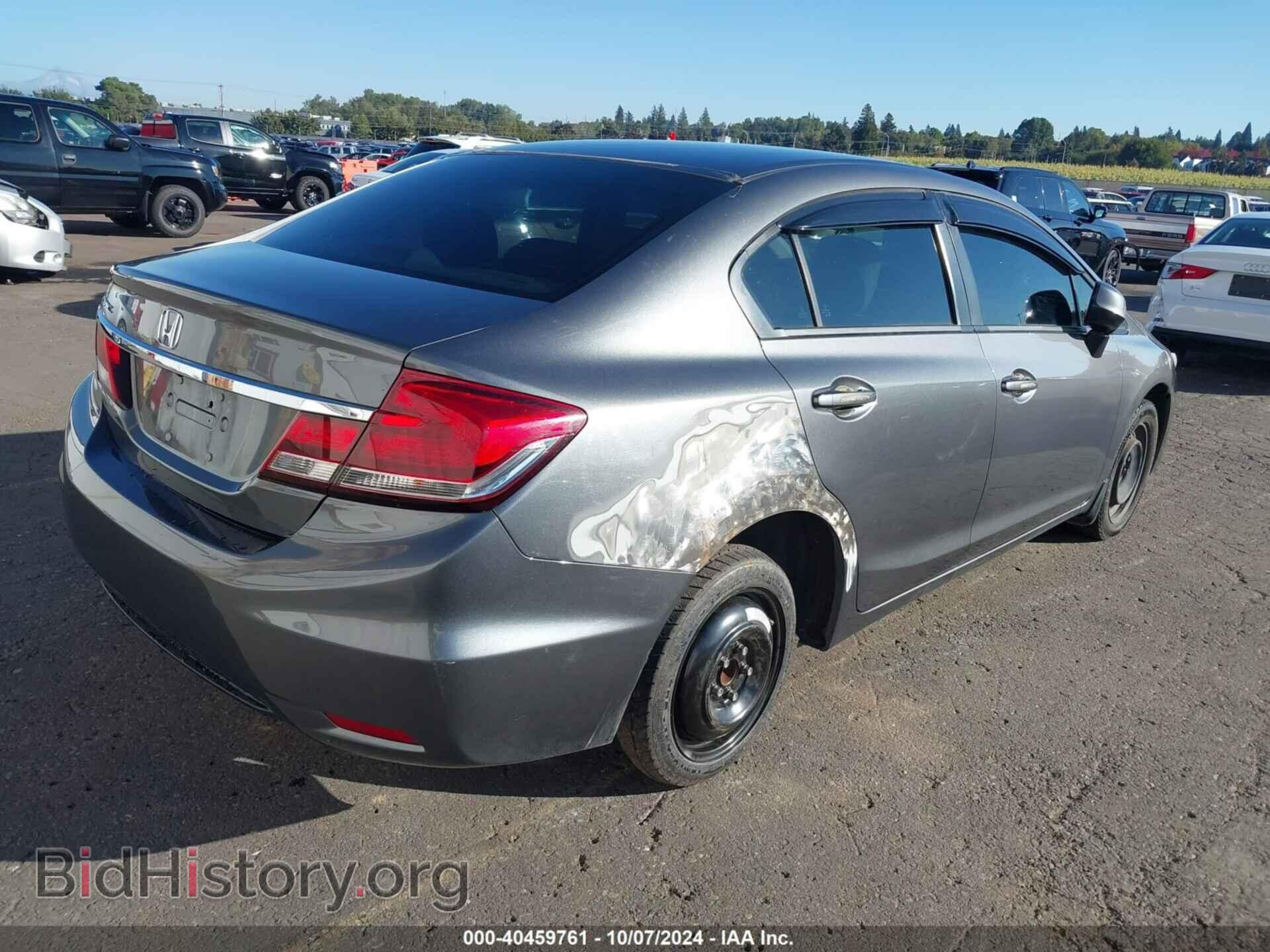 2013 HONDA CIVIC - VIN: 19XFB2F58DE243829 - Фото 4