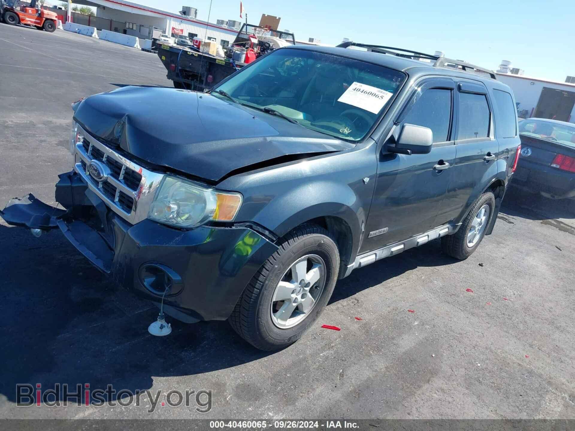 2008 FORD ESCAPE - VIN: 1FMCU03168KE59616 - Фото 2
