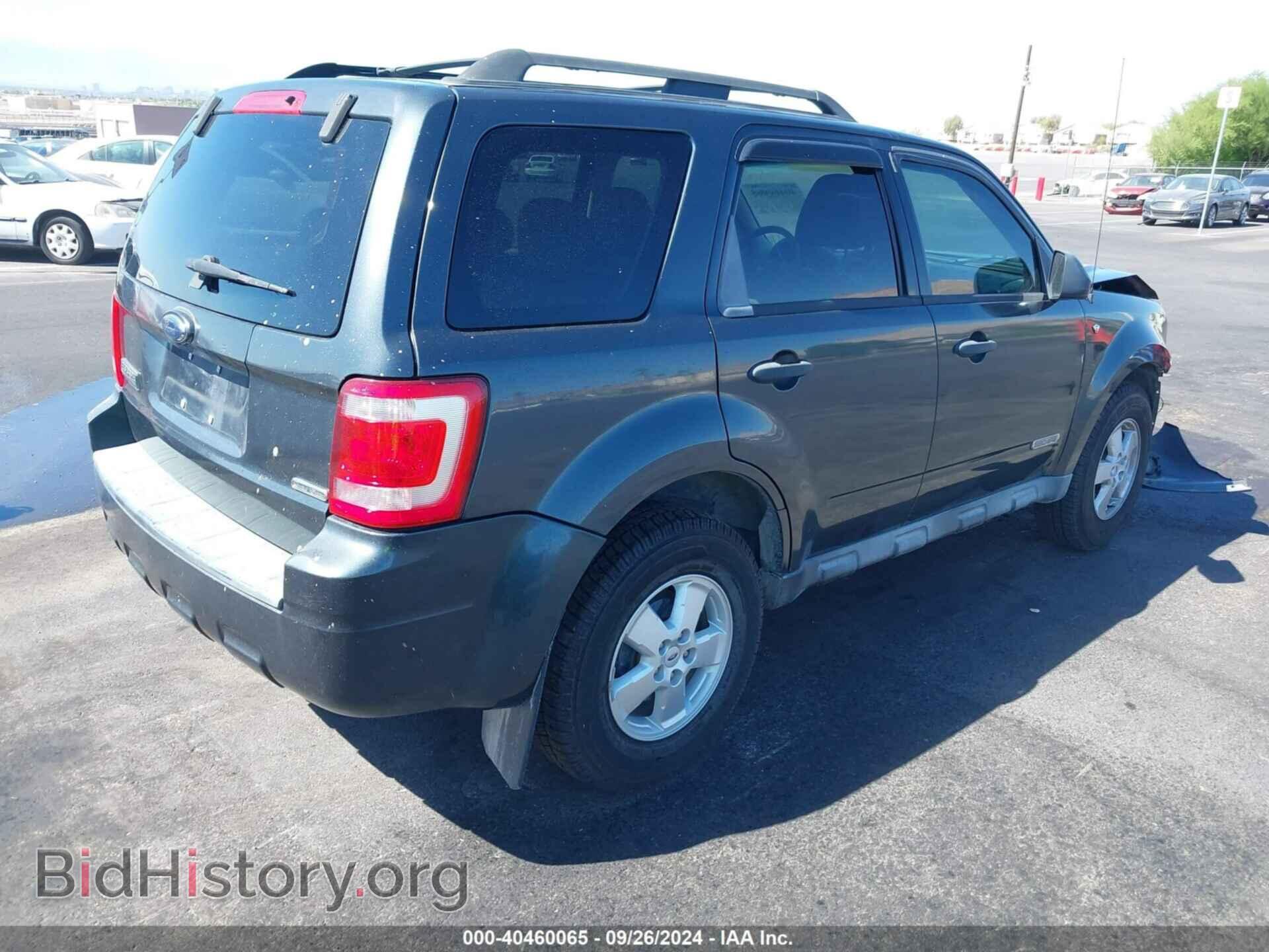 2008 FORD ESCAPE - VIN: 1FMCU03168KE59616 - Фото 4