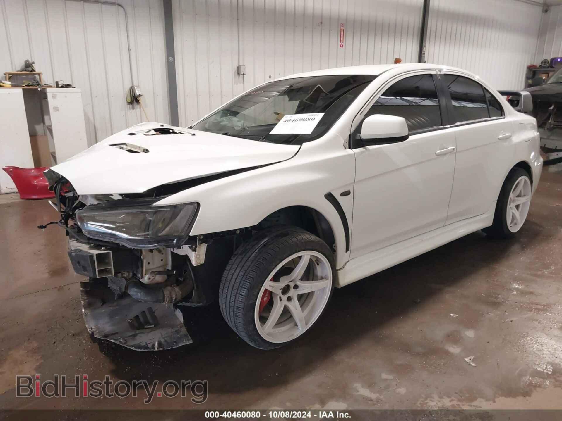 2014 MITSUBISHI LANCER EVOLUTION - VIN: JA32W8FV7EU016445 - Фото 2