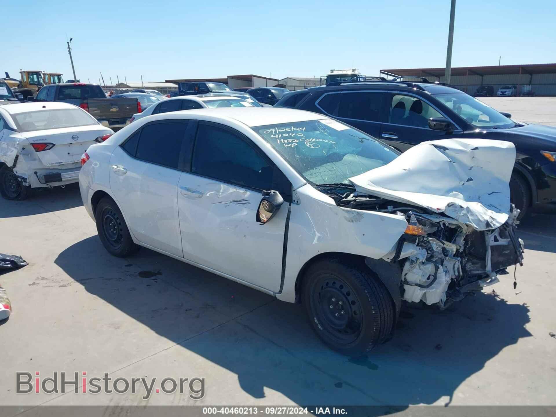 Photo 2T1BURHEXGC728992 - TOYOTA COROLLA 2016