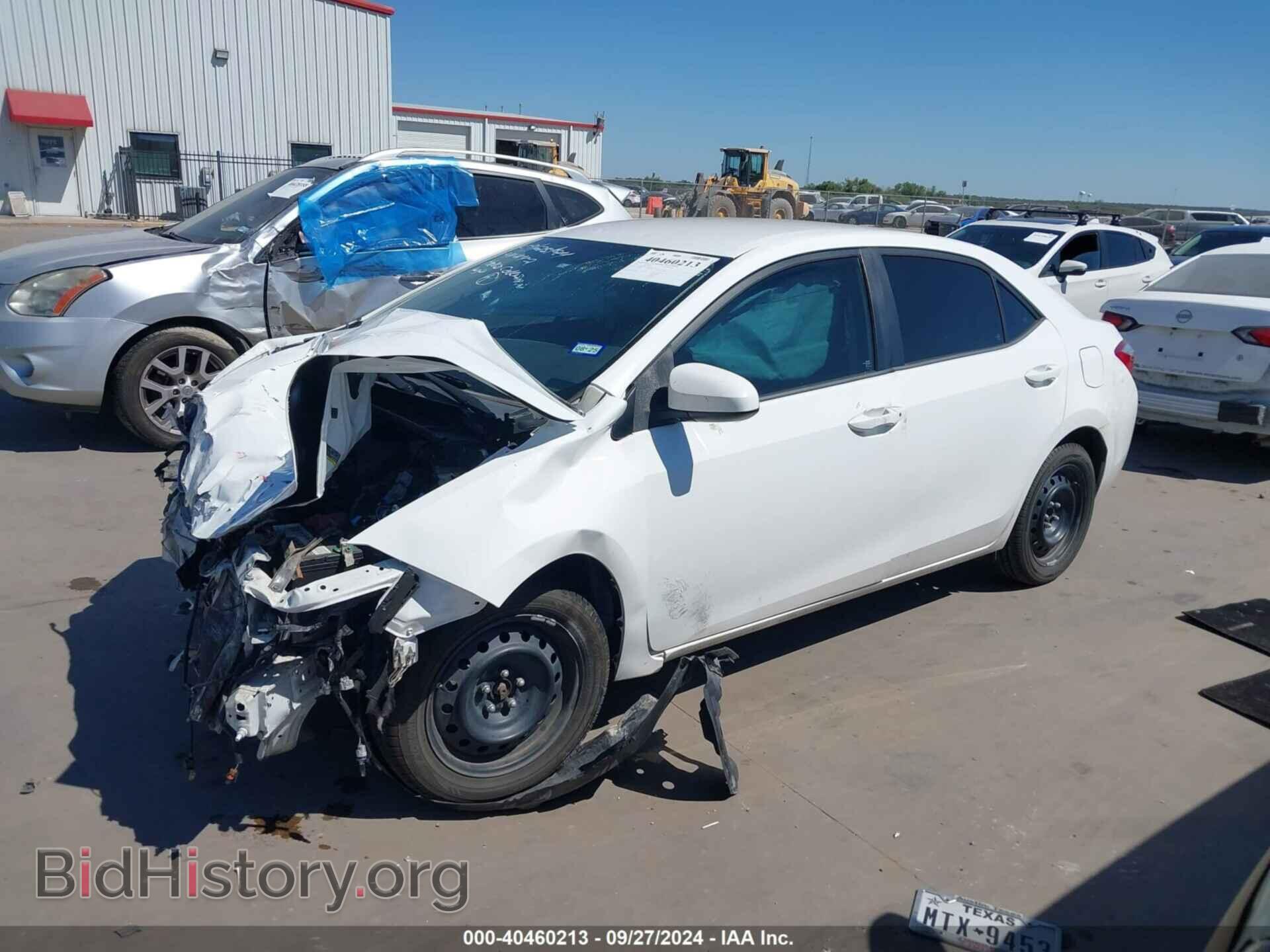 2016 TOYOTA COROLLA - VIN: 2T1BURHEXGC728992 - Фото 2
