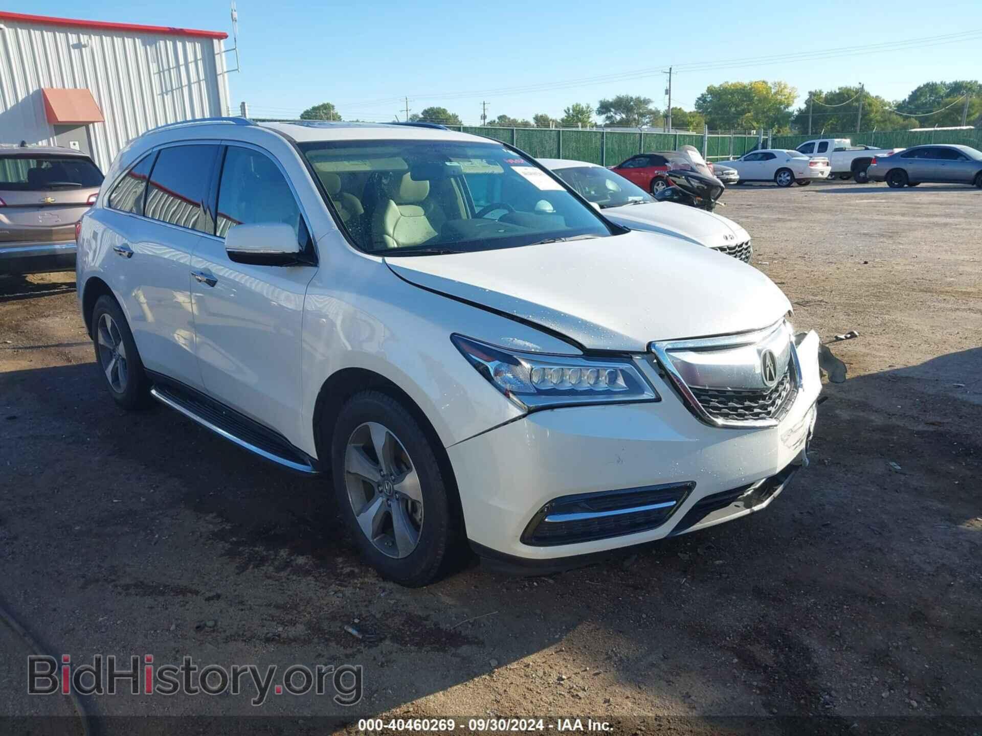 Фотография 5FRYD4H23EB007889 - ACURA MDX 2014