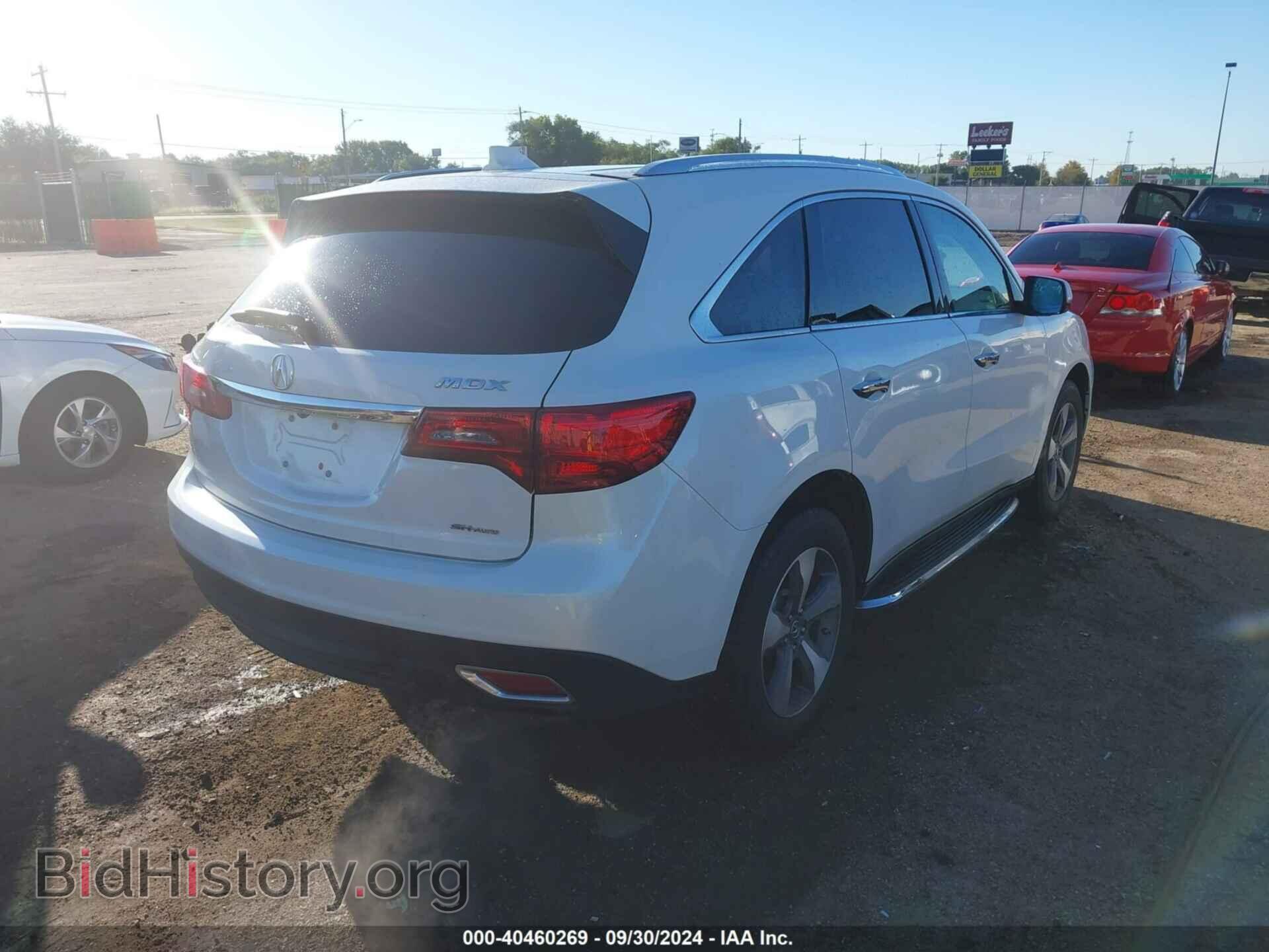 2014 ACURA MDX - VIN: 5FRYD4H23EB007889 - Фото 4