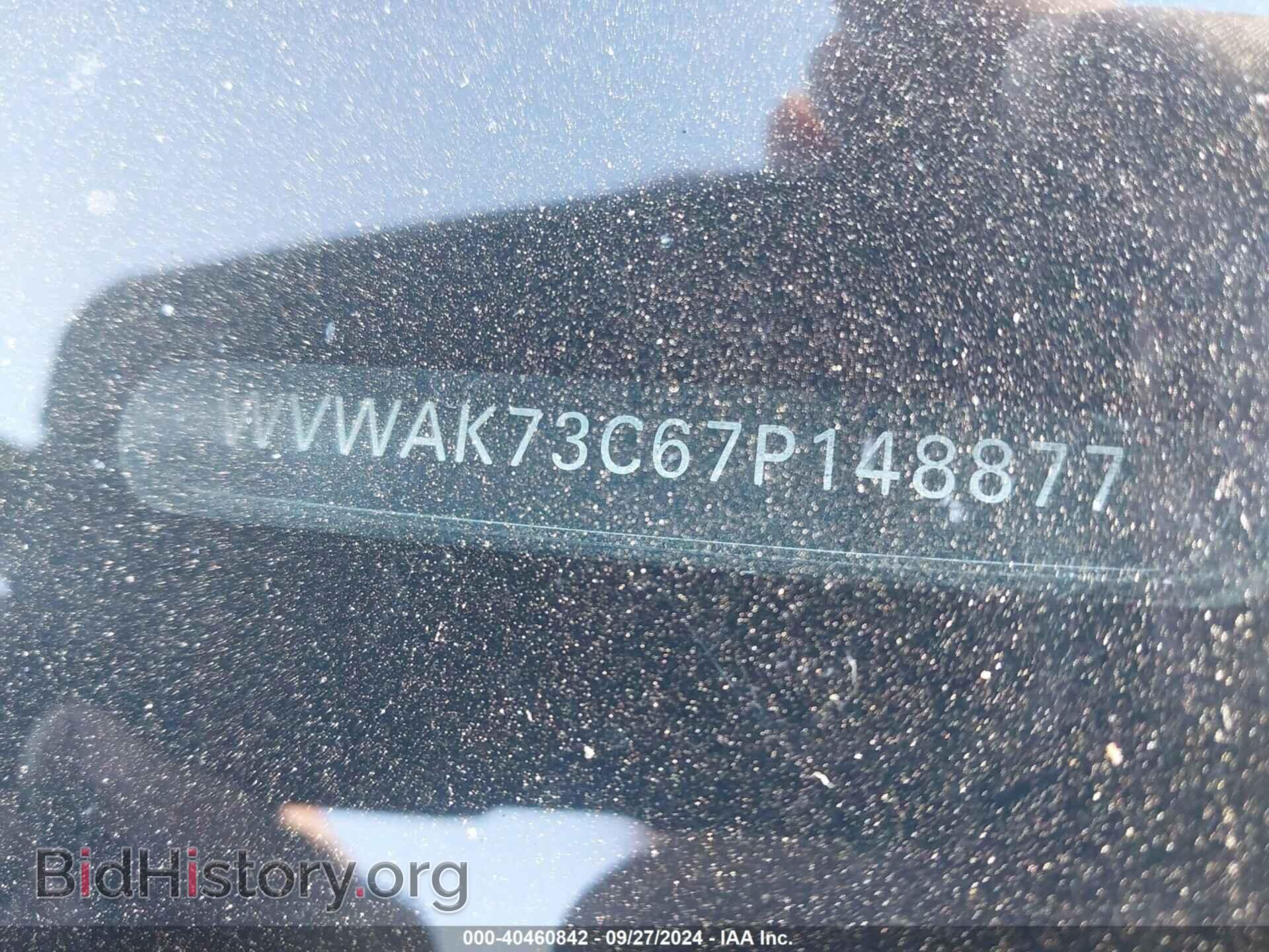 2007 VOLKSWAGEN PASSAT - VIN: WVWAK73C67P148877 - Фото 9