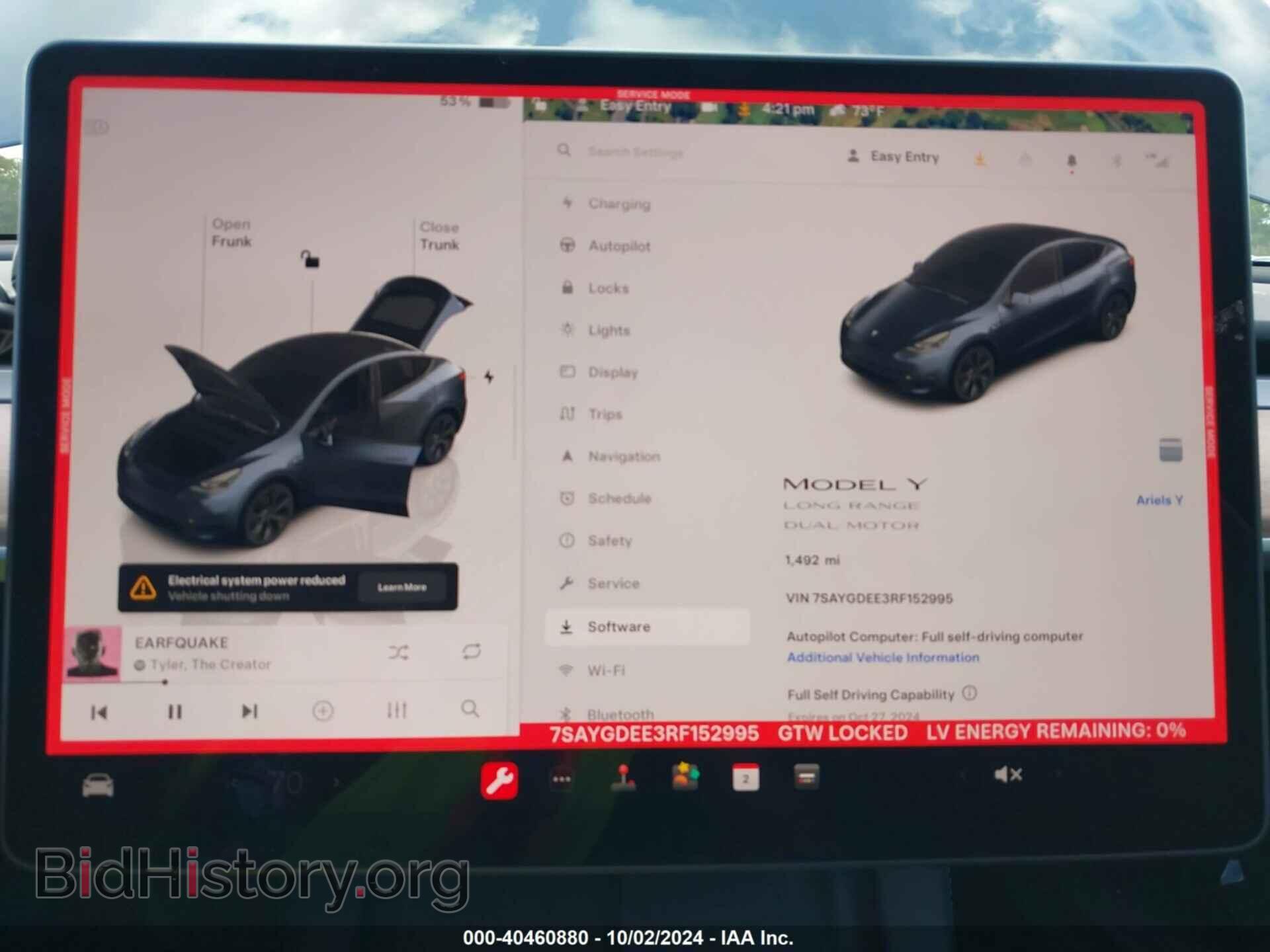 2024 TESLA MODEL Y - VIN: 7SAYGDEE3RF152995 - Фото 14