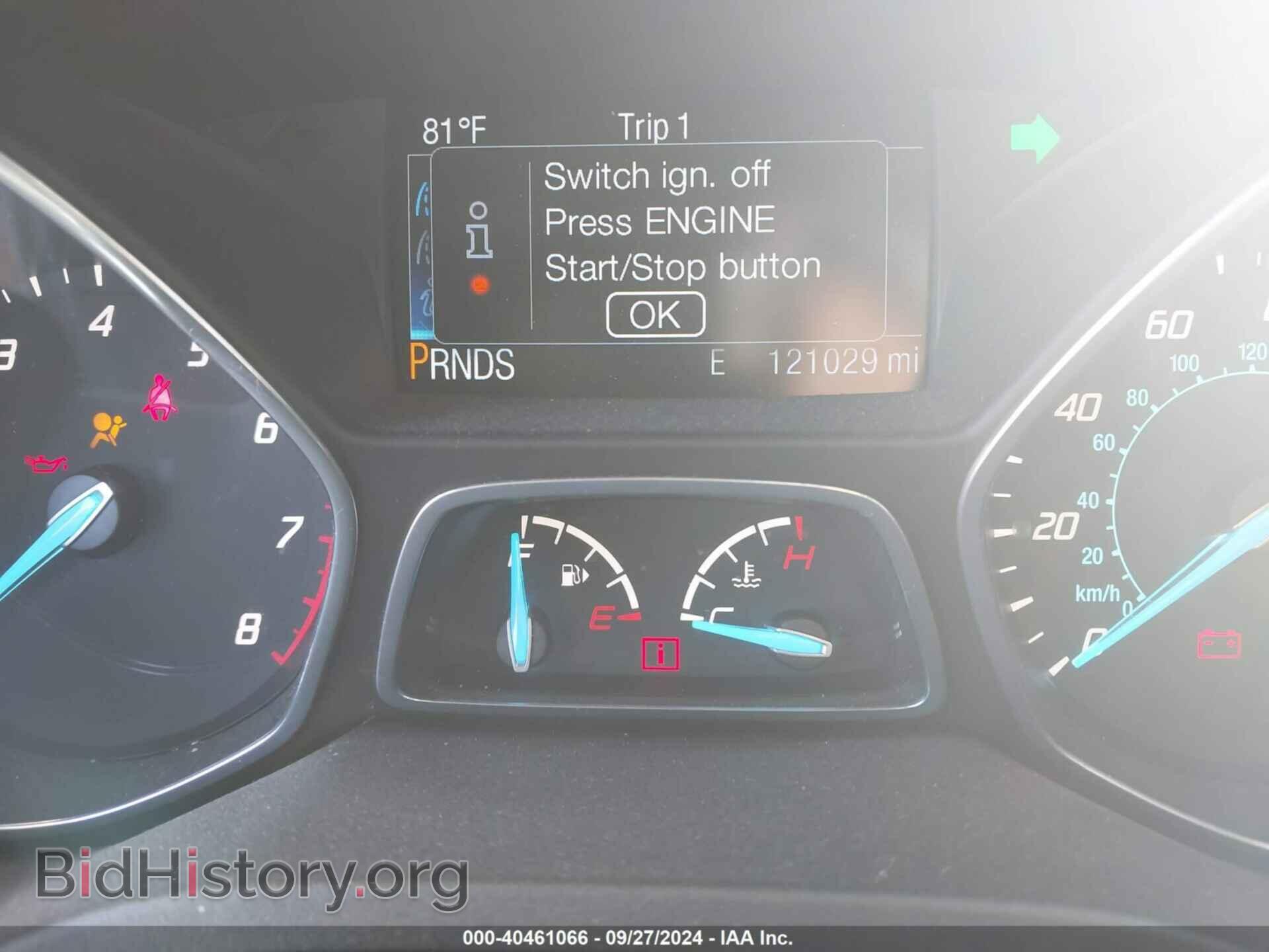 2014 FORD ESCAPE - VIN: 1FMCU9JX3EUB09274 - Фото 7