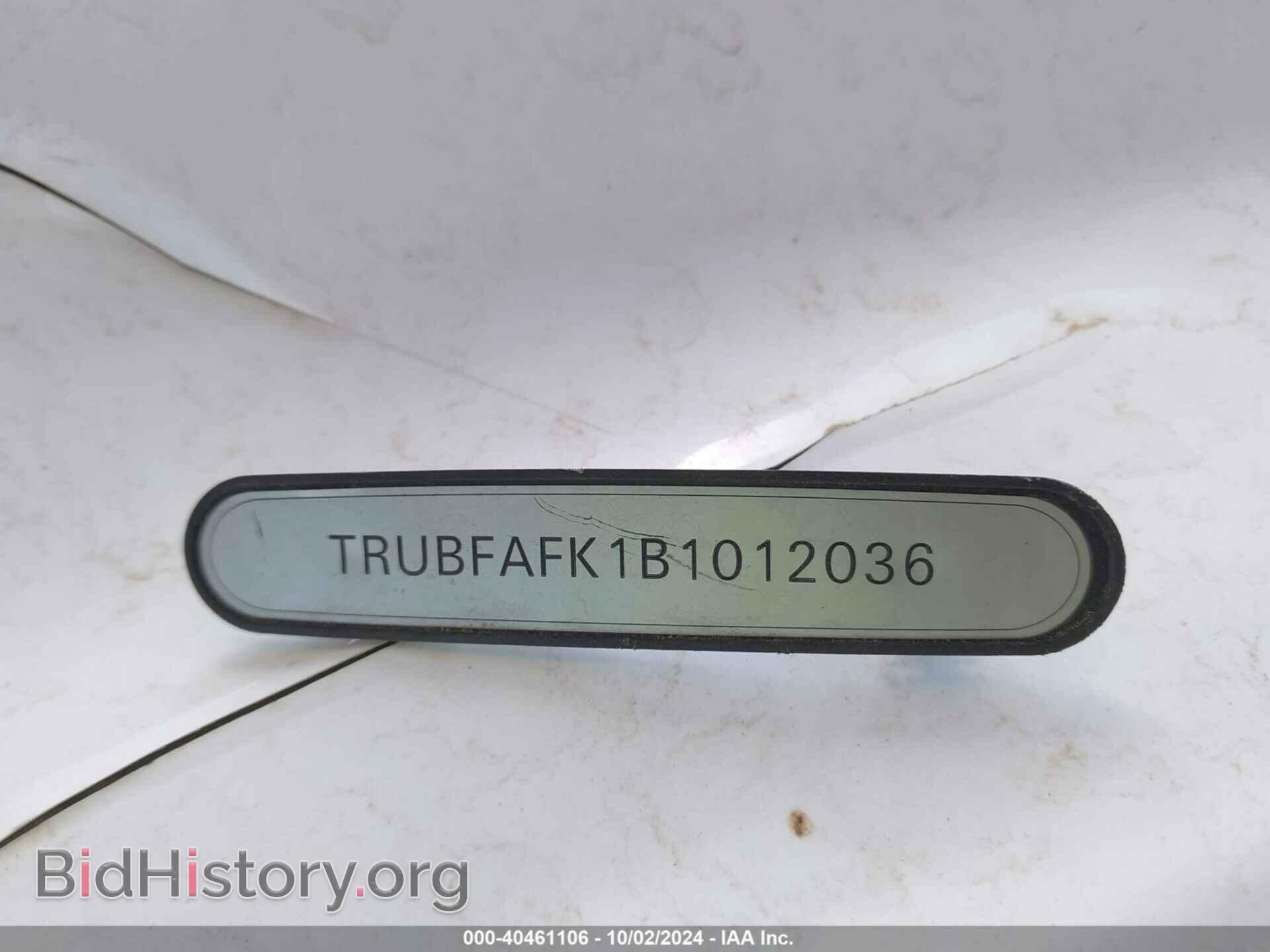 2011 AUDI TT - VIN: TRUBFAFK1B1012036 - Фото 9