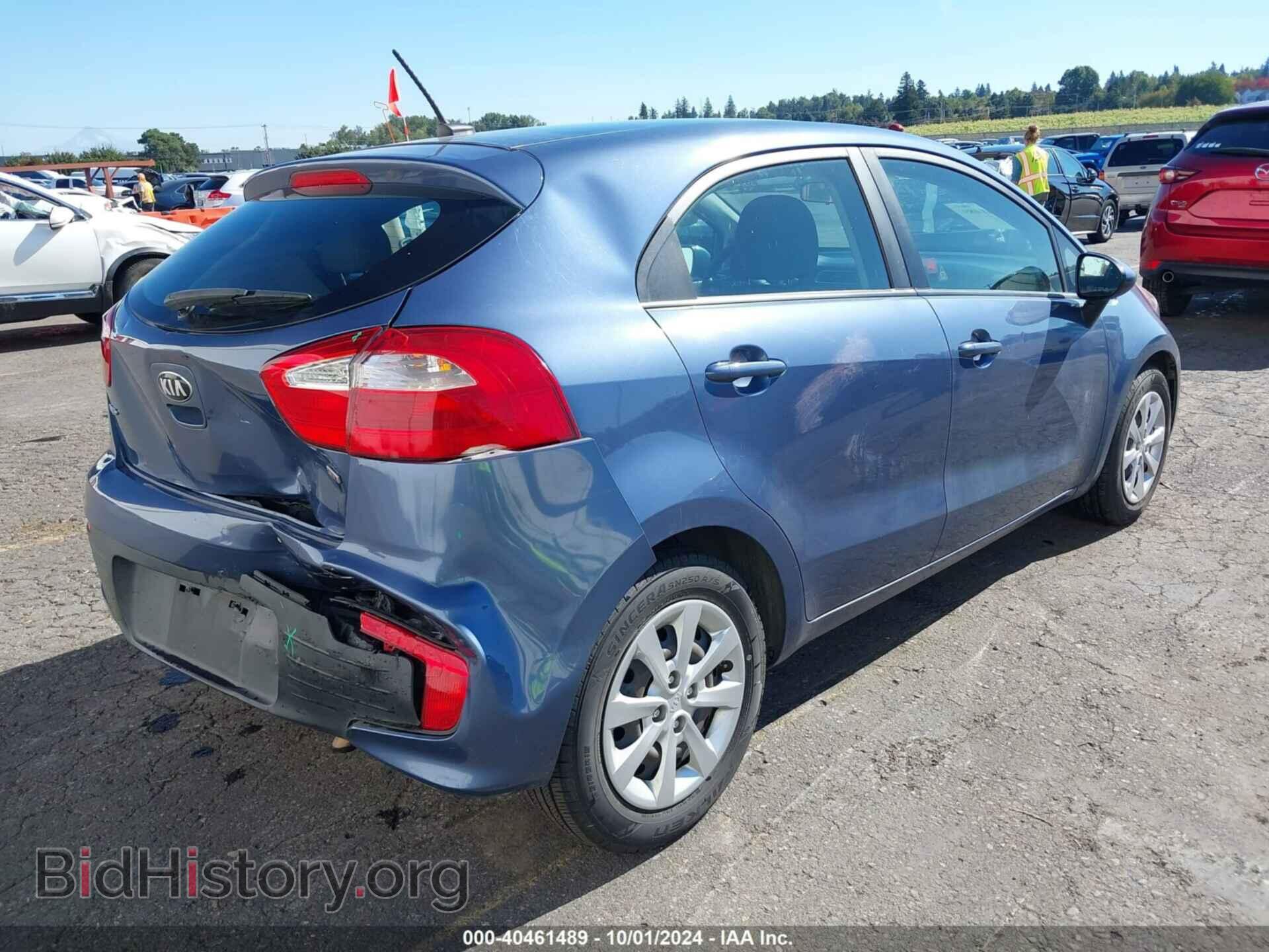 2016 KIA RIO - VIN: KNADM5A34G6675849 - Фото 4