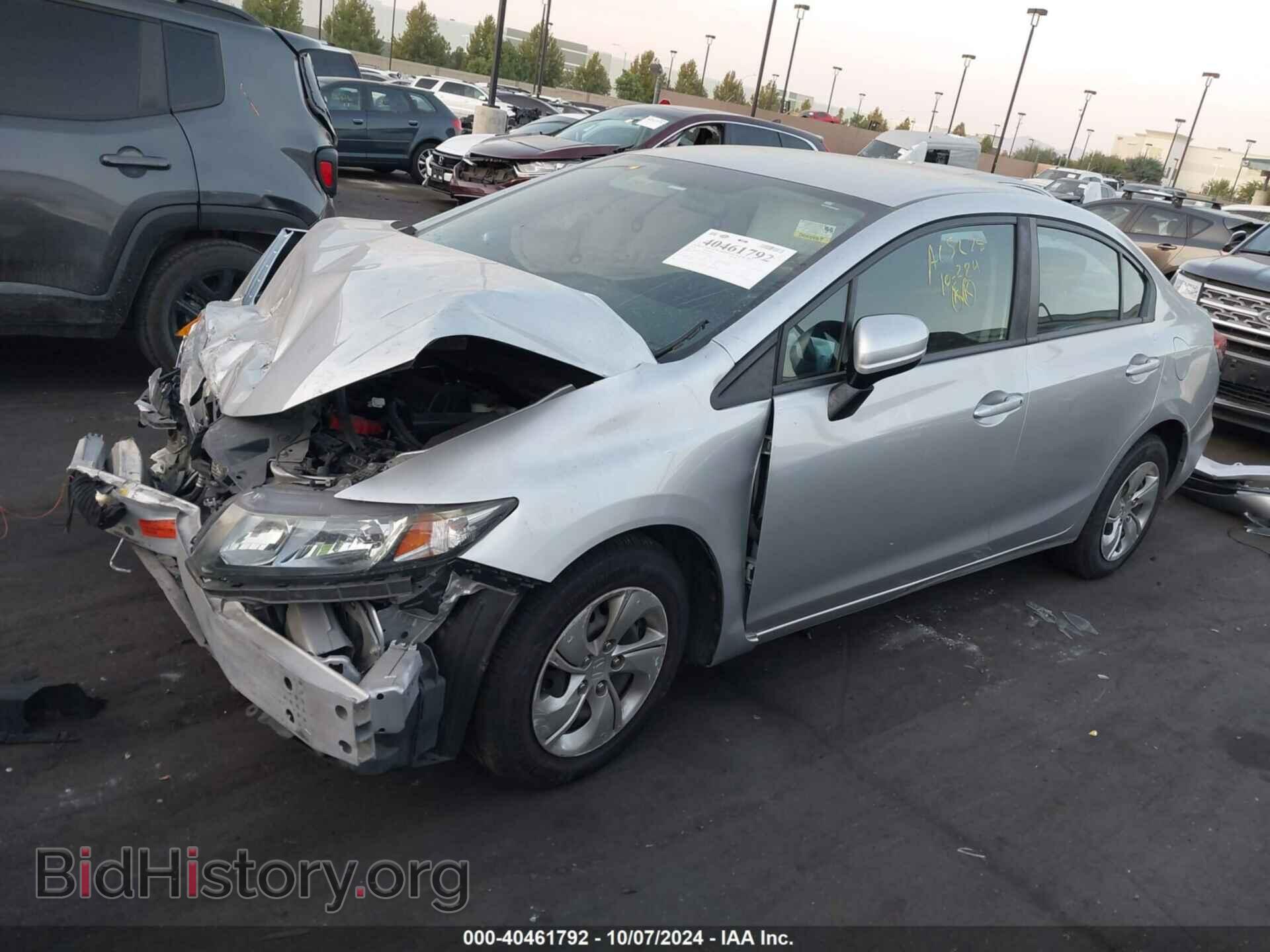 2014 HONDA CIVIC - VIN: 19XFB2F53EE225675 - Фото 2