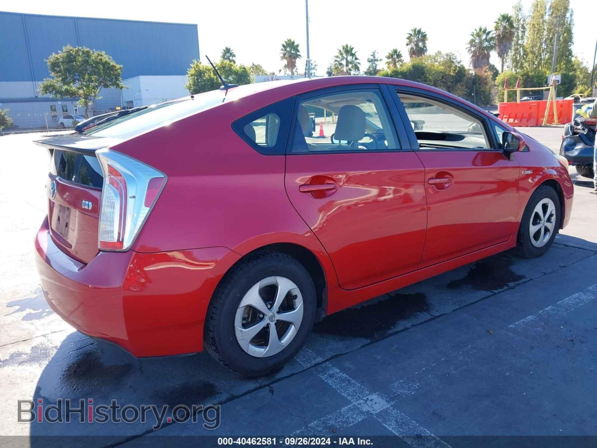 2012 TOYOTA PRIUS - VIN: JTDKN3DU0C1563637 - Фото 4