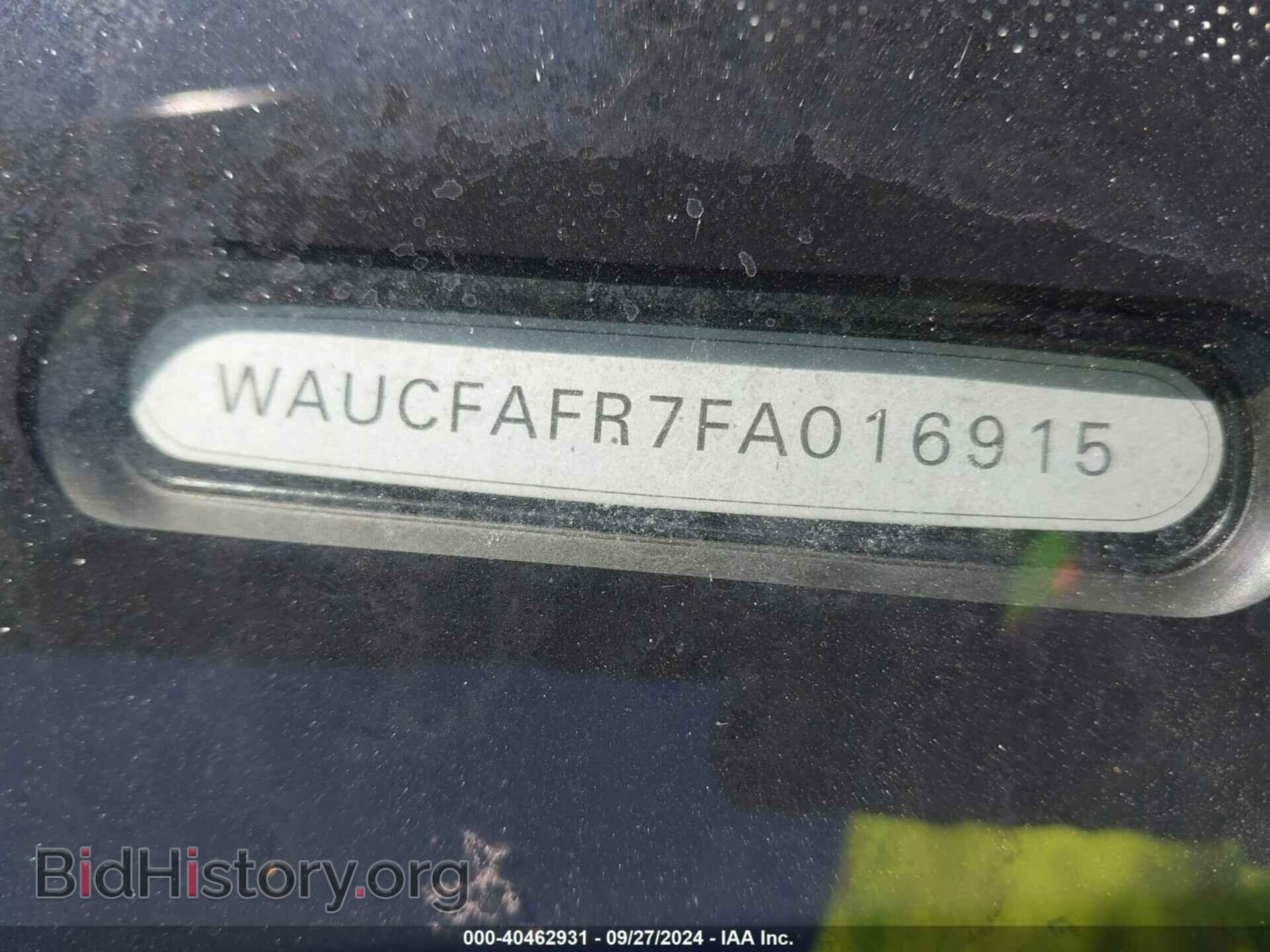 2015 AUDI A5 - VIN: WAUCFAFR7FA016915 - Фото 9