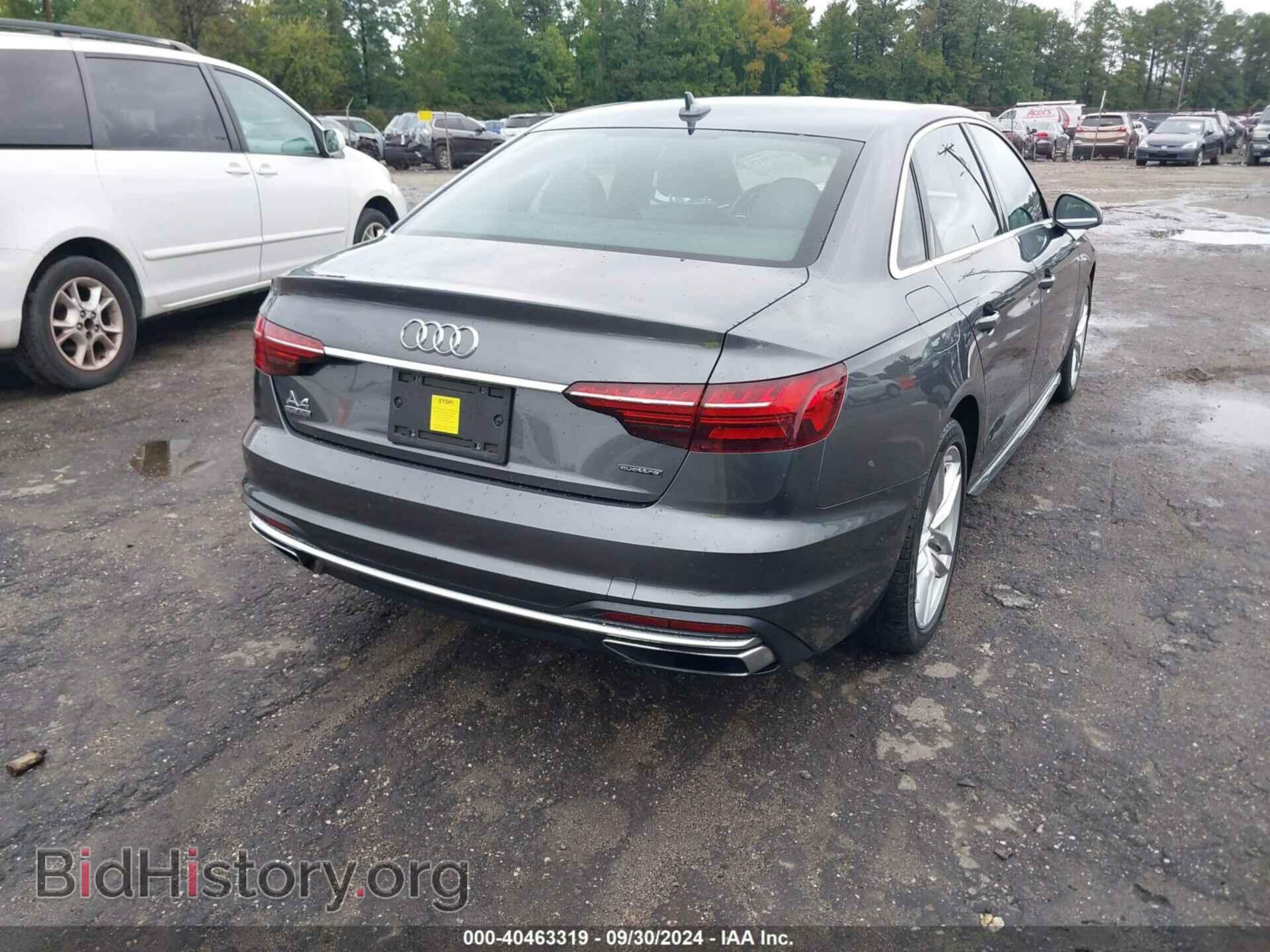 2020 AUDI A4 - VIN: WAUDNAF45LN007713 - Фото 4