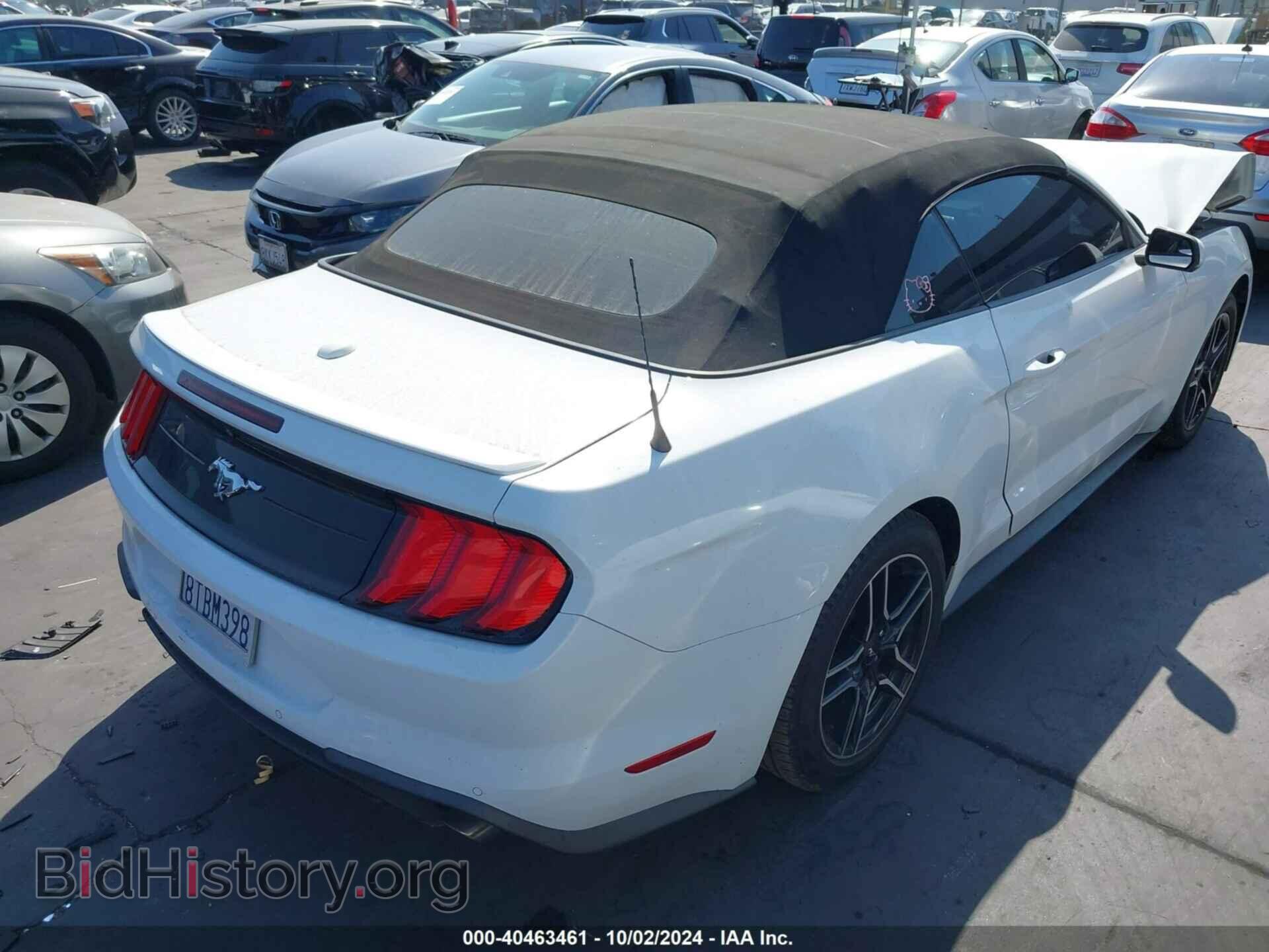 2018 FORD MUSTANG - VIN: 1FATP8UH6J5142838 - Фото 4