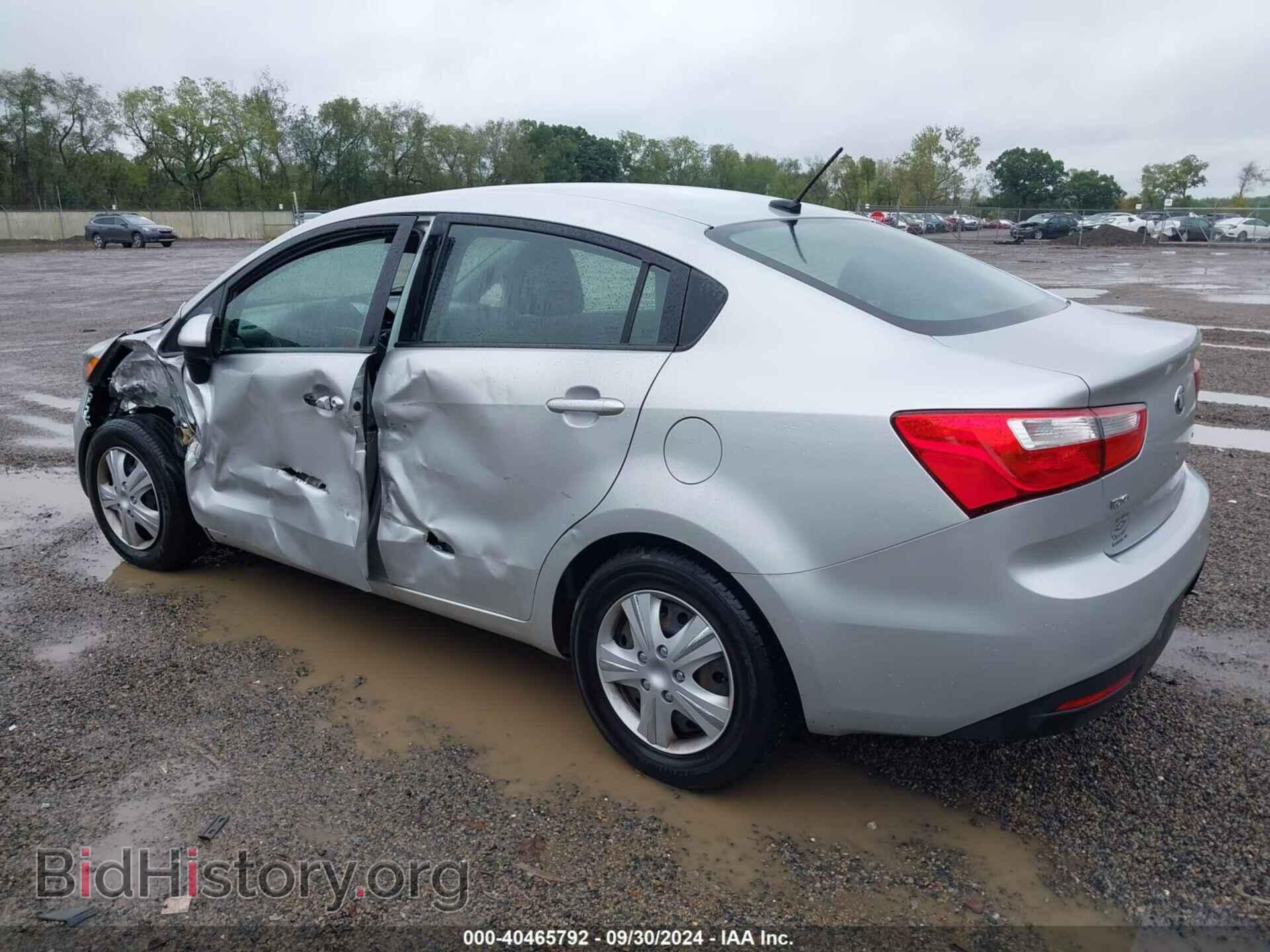 2013 KIA RIO - VIN: KNADM4A37D6289724 - Фото 3