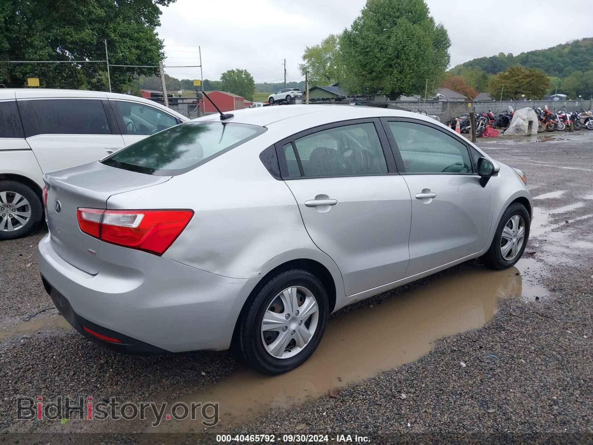 2013 KIA RIO - VIN: KNADM4A37D6289724 - Фото 4