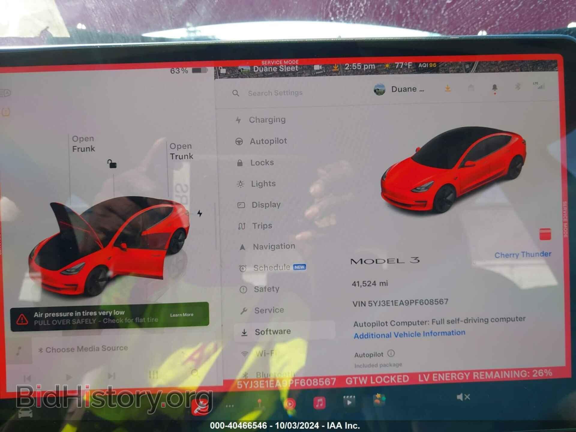 2023 TESLA MODEL 3 - VIN: 5YJ3E1EA9PF608567 - Фото 7