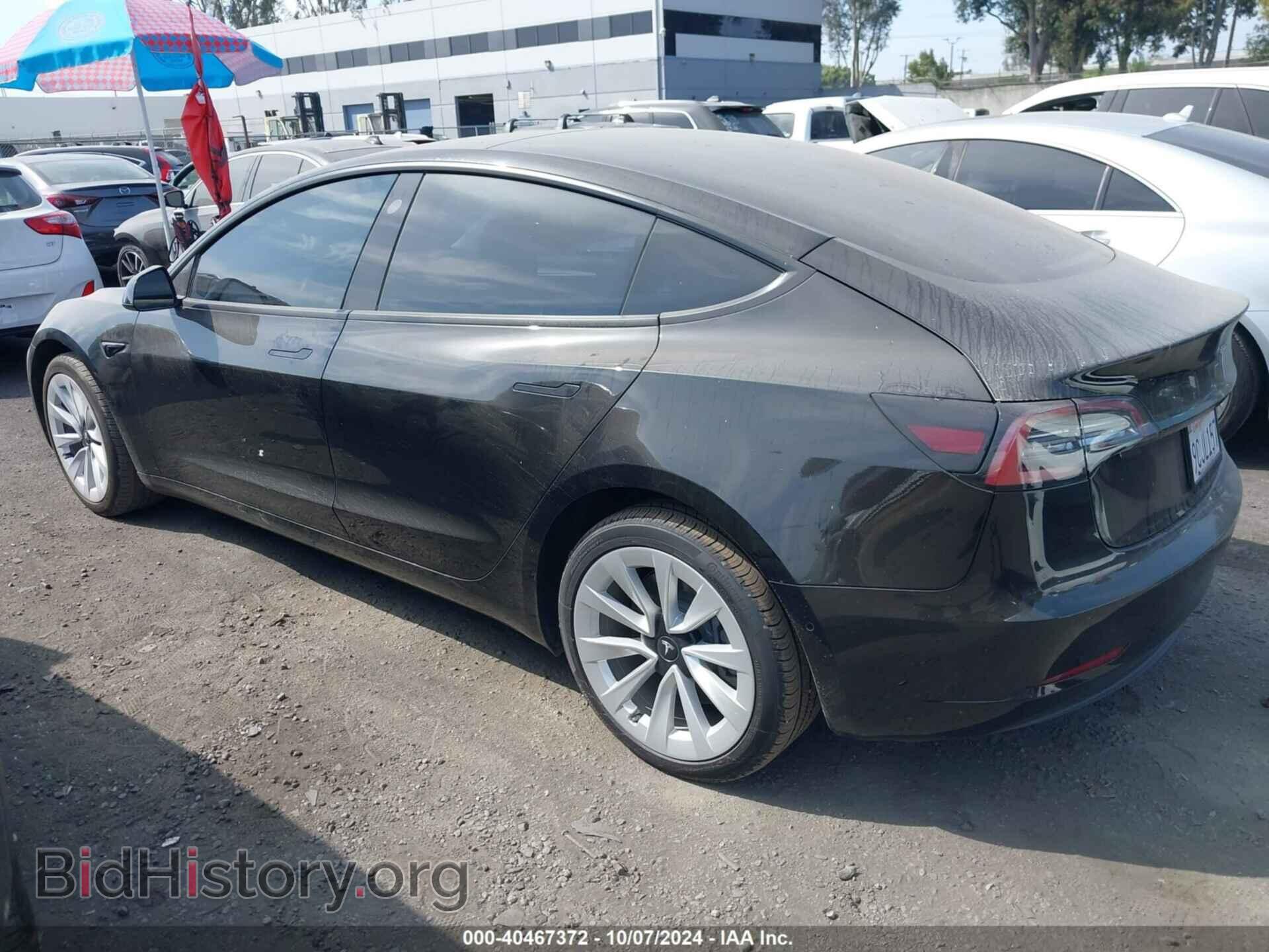 2022 TESLA MODEL 3 - VIN: 5YJ3E1EA3NF302770 - Photo 3