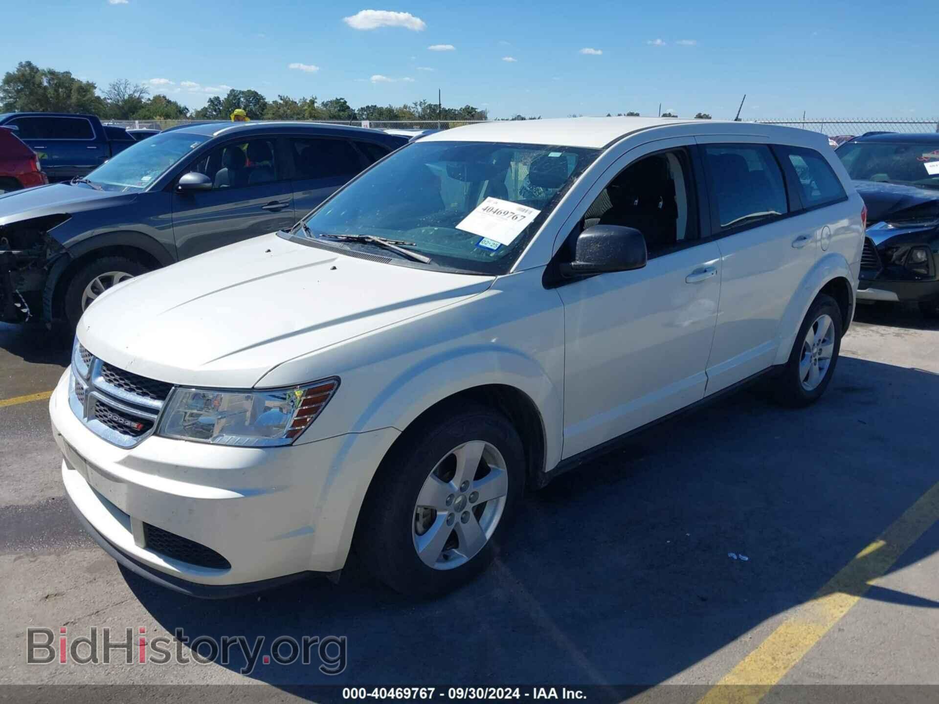 2013 DODGE JOURNEY - VIN: 3C4PDCAB4DT538603 - Фото 2