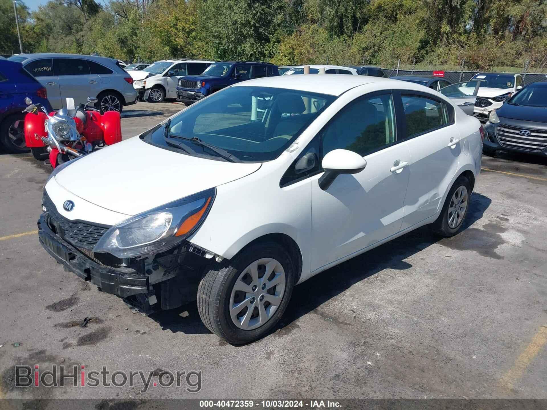 2015 KIA RIO - VIN: KNADM4A37F6427085 - Фото 2