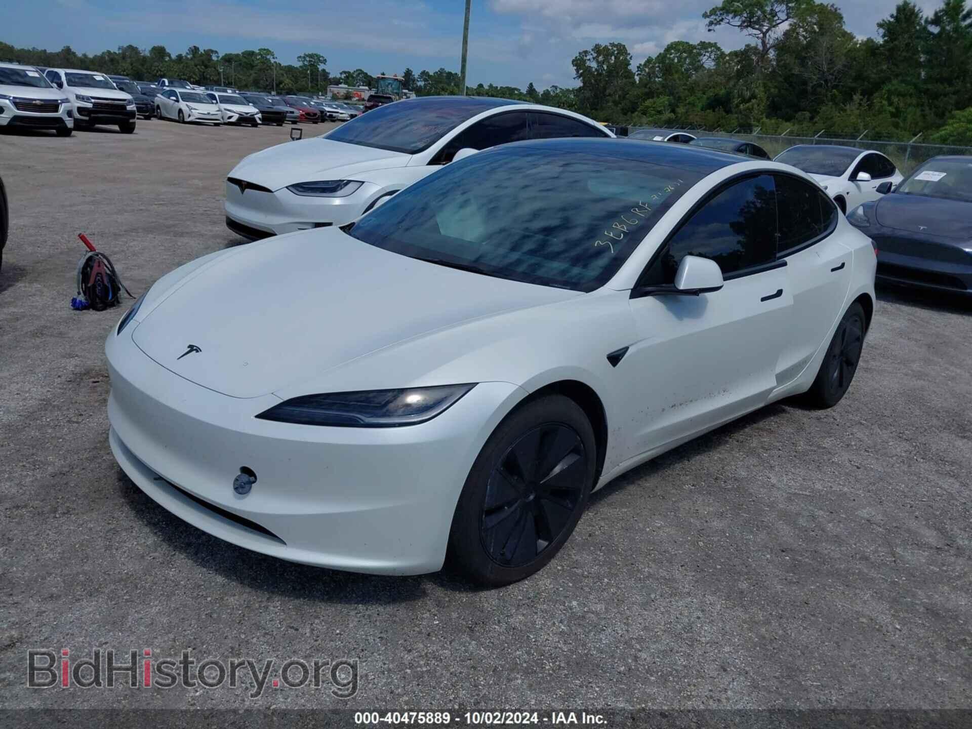 2024 TESLA MODEL 3 - VIN: 5YJ3E1EB6RF717631 - Фото 2