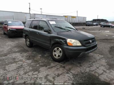2005 Honda PILOT EX-L, gray — VIN 5FNYF18655B050627, IAAI