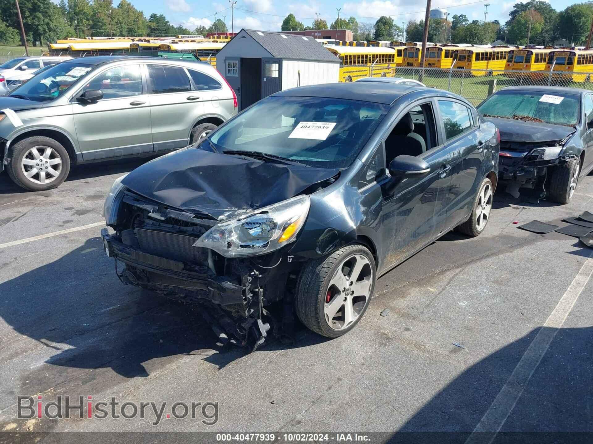 2013 KIA RIO - VIN: KNADN4A36D6187943 - Фото 2