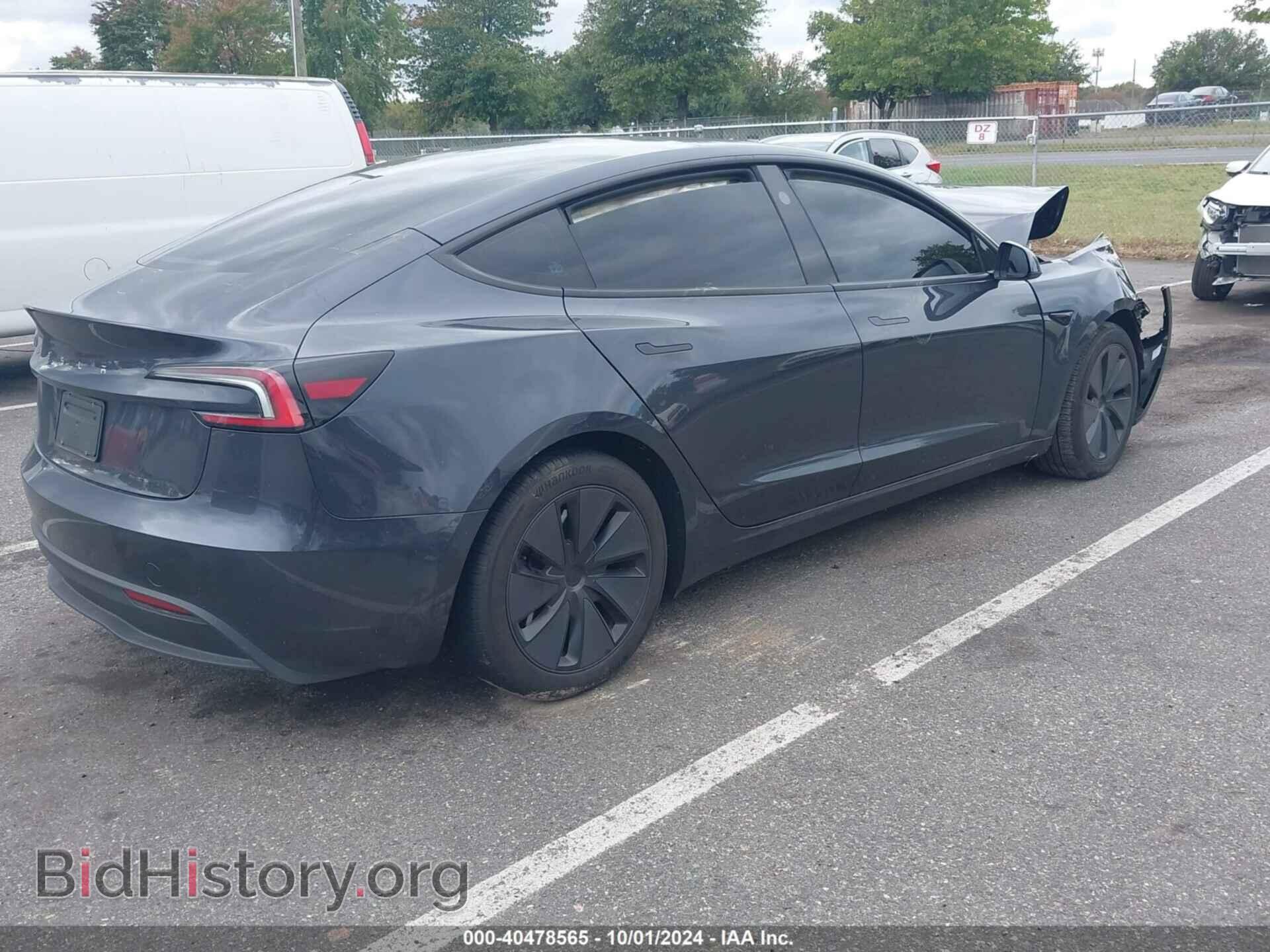 2024 TESLA MODEL 3 - VIN: 5YJ3E1EA4RF717652 - Фото 4