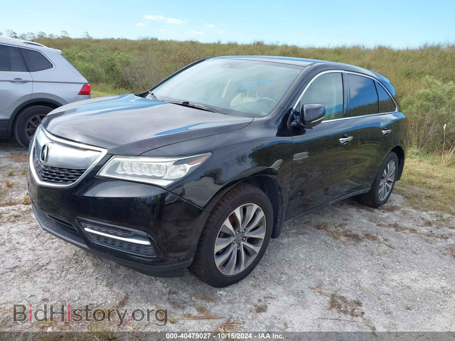 2014 ACURA MDX - VIN: 5FRYD3H48EB007219 - Фото 2