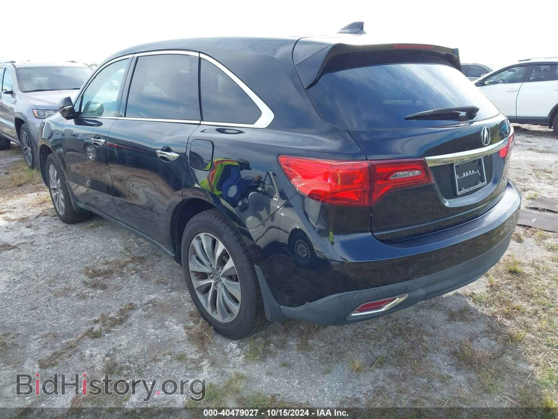 2014 ACURA MDX - VIN: 5FRYD3H48EB007219 - Фото 3