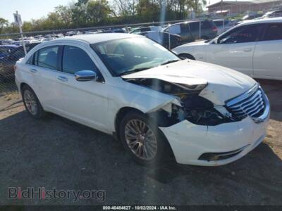2013 Chrysler 200 Limited, white — VIN 1C3CCBCG1DN645682, IAAI
