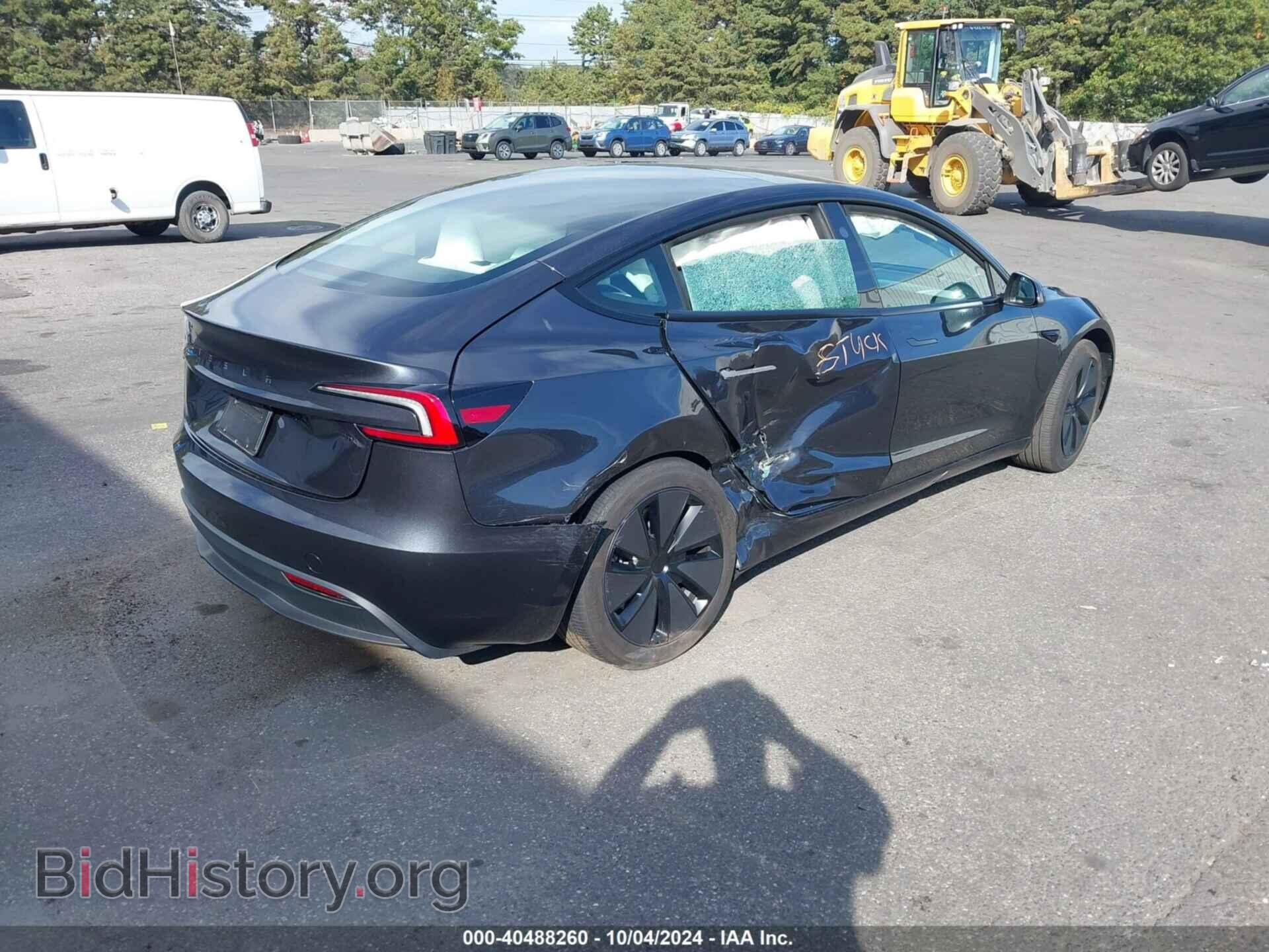 2024 TESLA MODEL 3 - VIN: 5YJ3E1EAXRF821093 - Фото 4