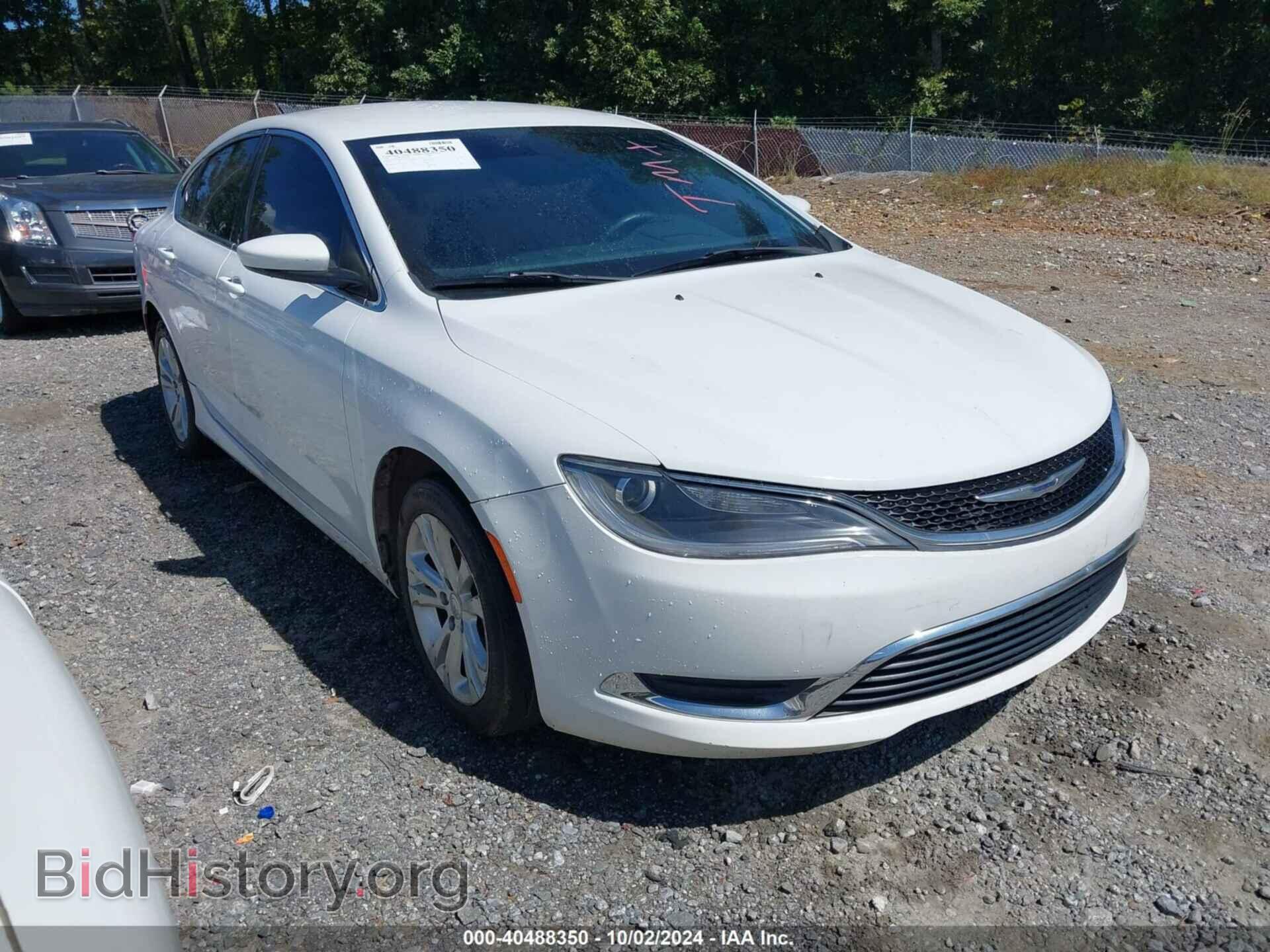 Фотография 1C3CCCAB5FN554642 - CHRYSLER 200 2015
