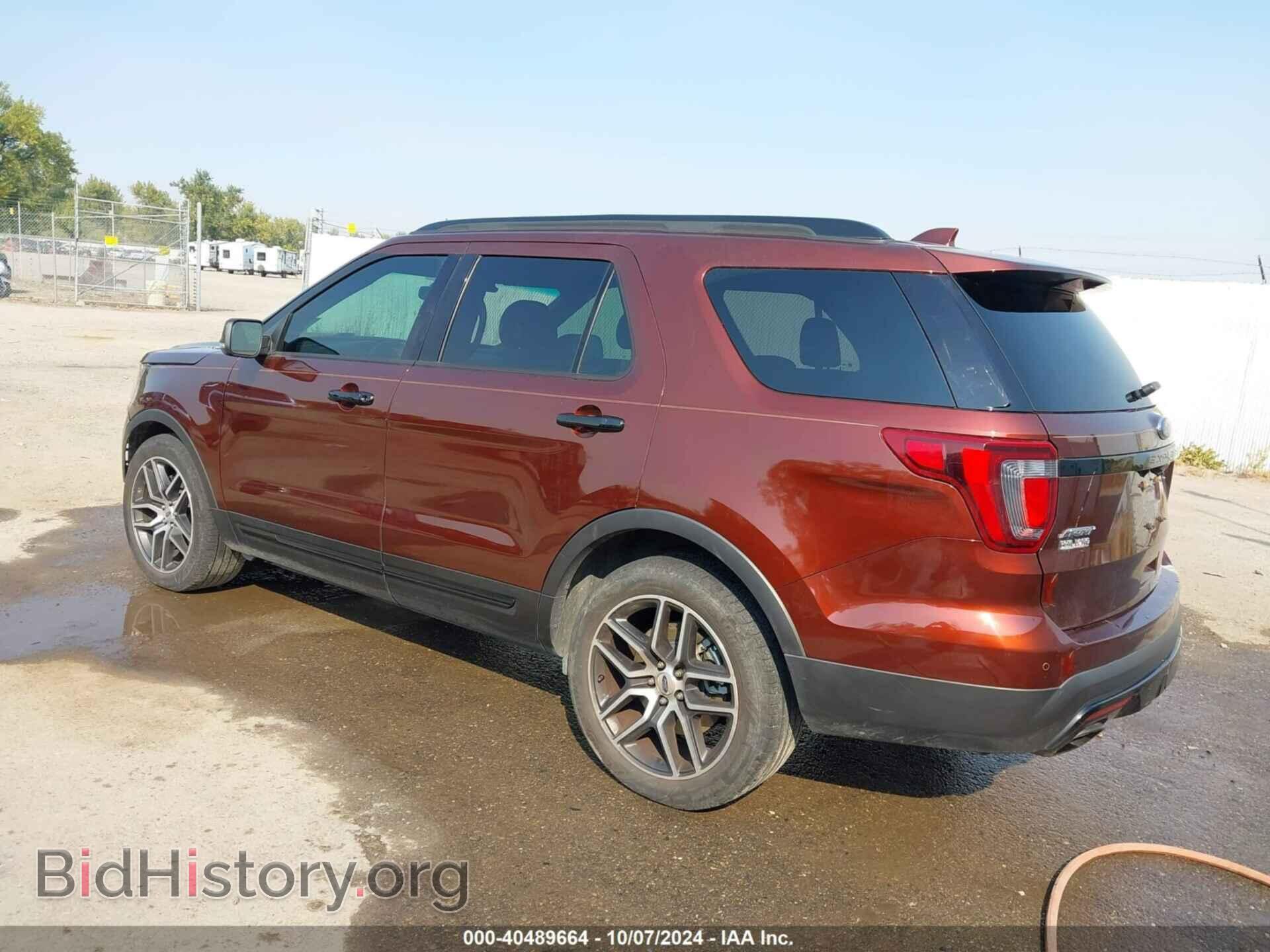 2016 FORD EXPLORER - VIN: 1FM5K8GT9GGD27735 - Фото 3